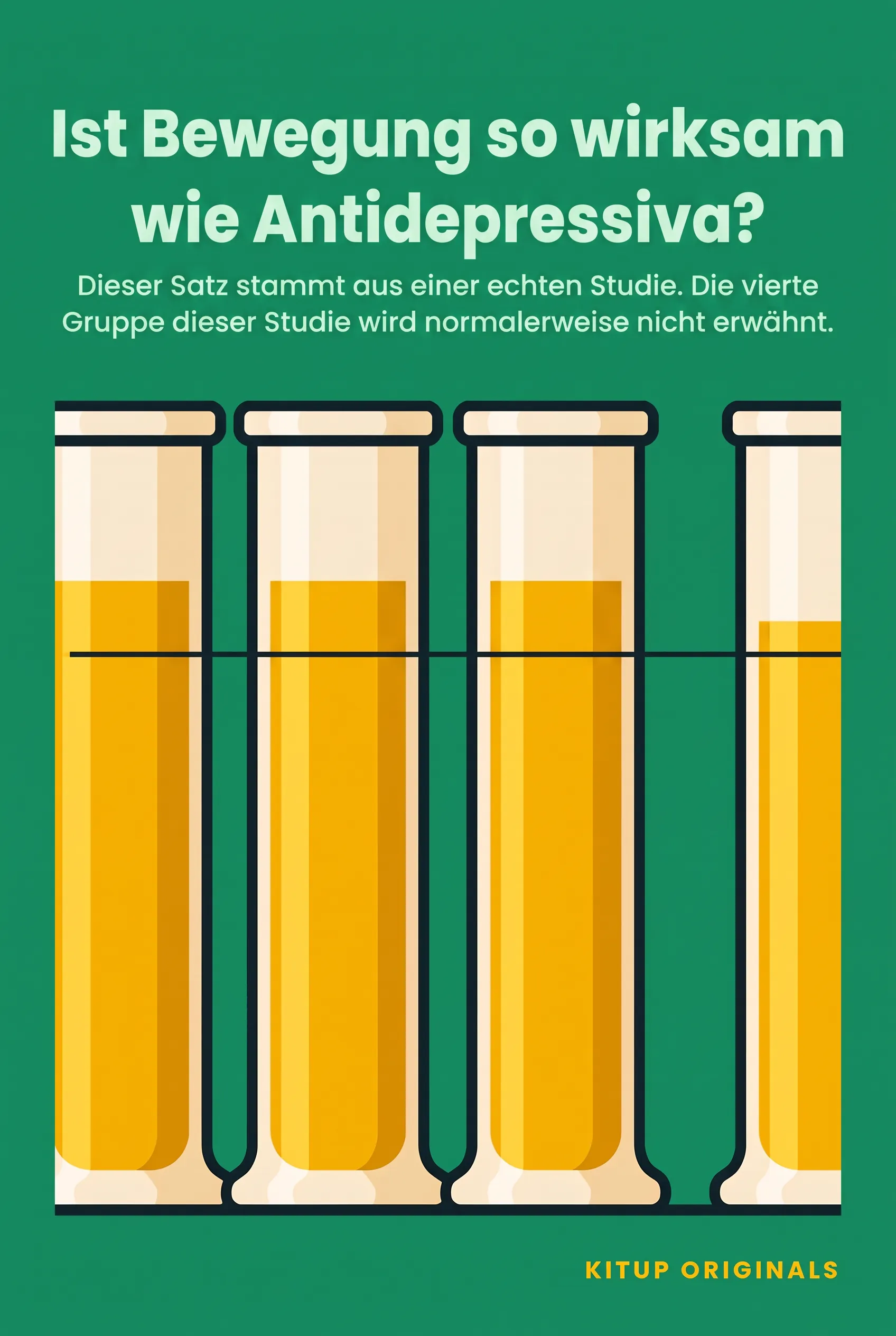 Ist Bewegung so wirksam wie Antidepressiva?