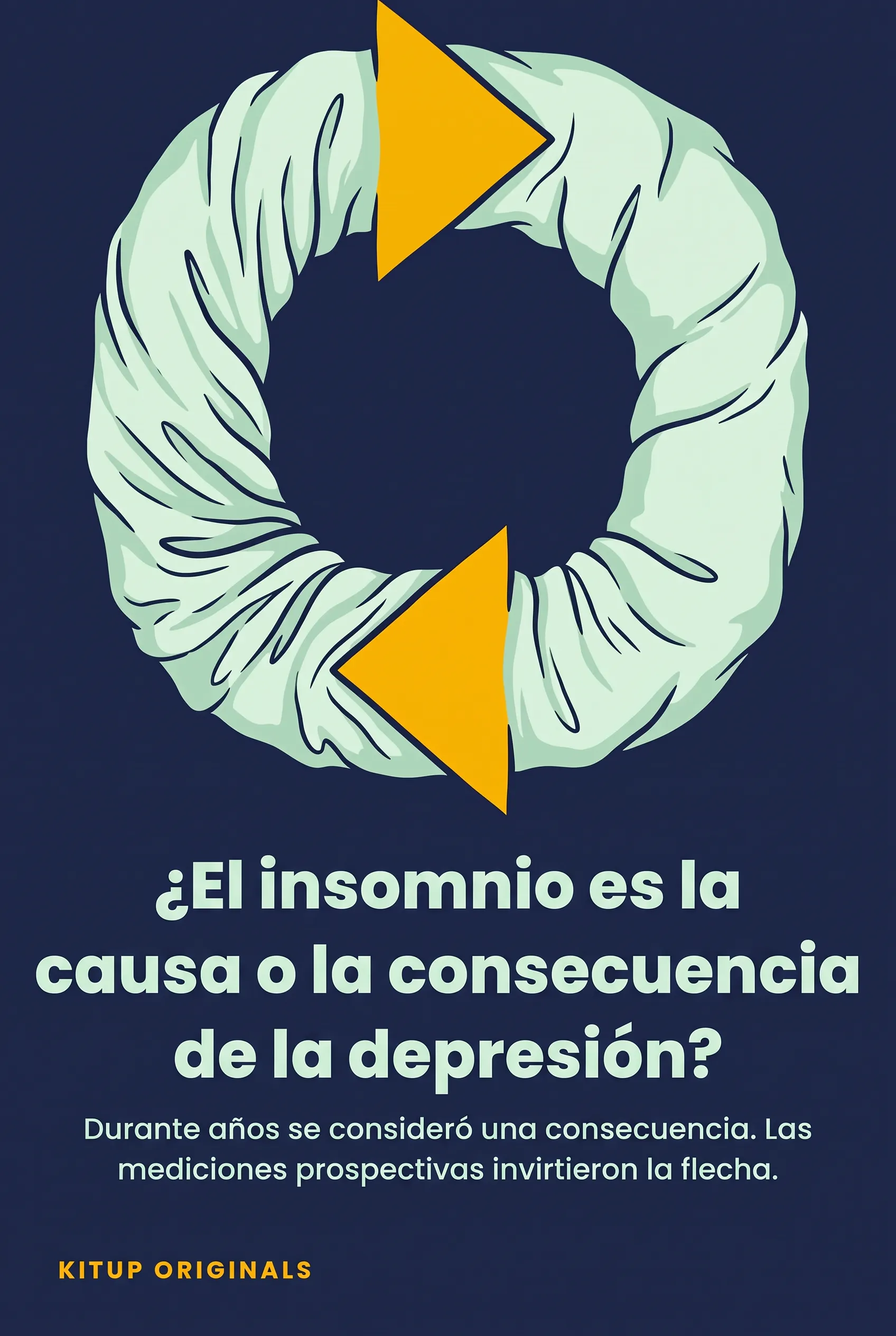 ¿El insomnio es la causa o la consecuencia de la depresión?