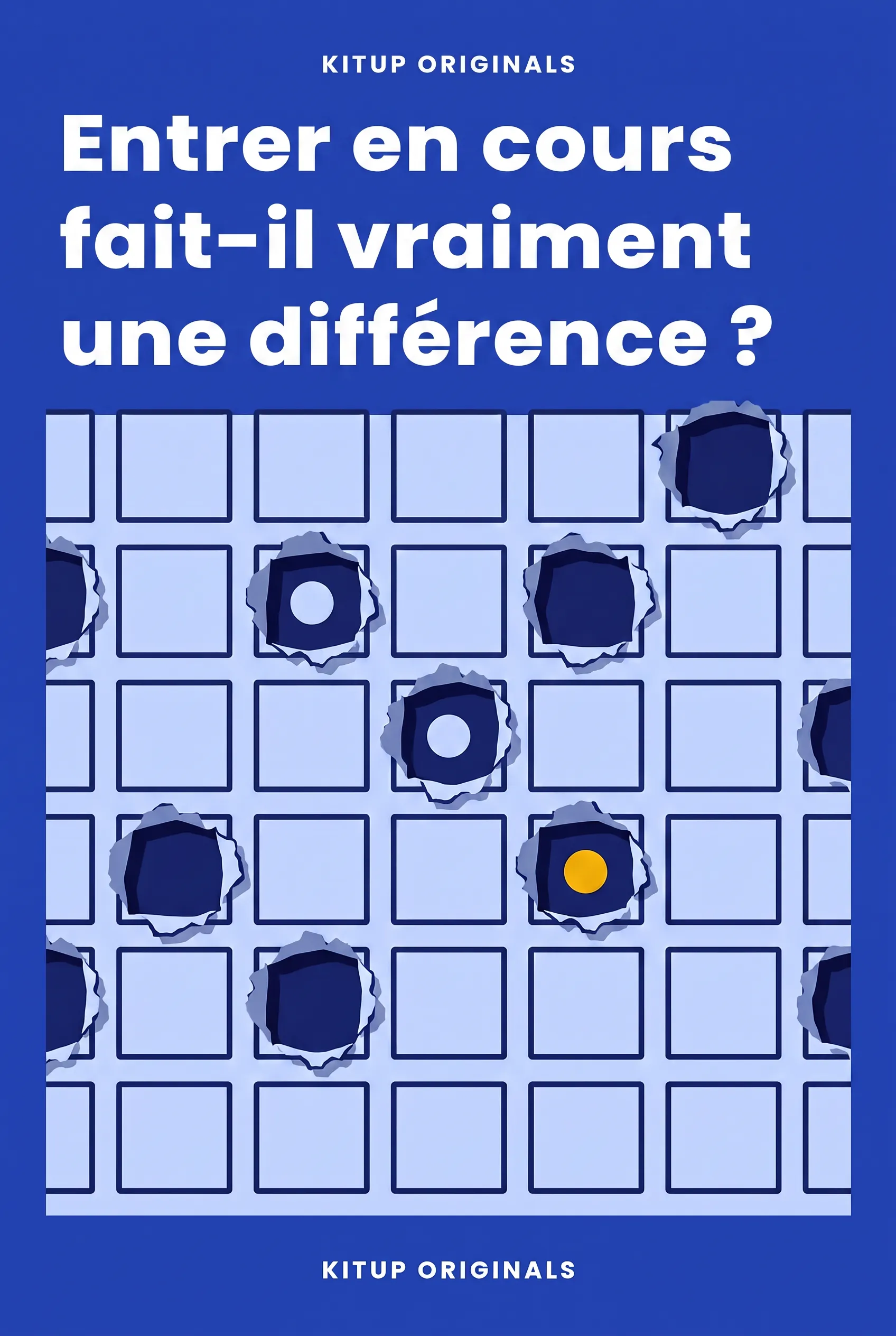 Entrer en cours fait-il vraiment une différence ?