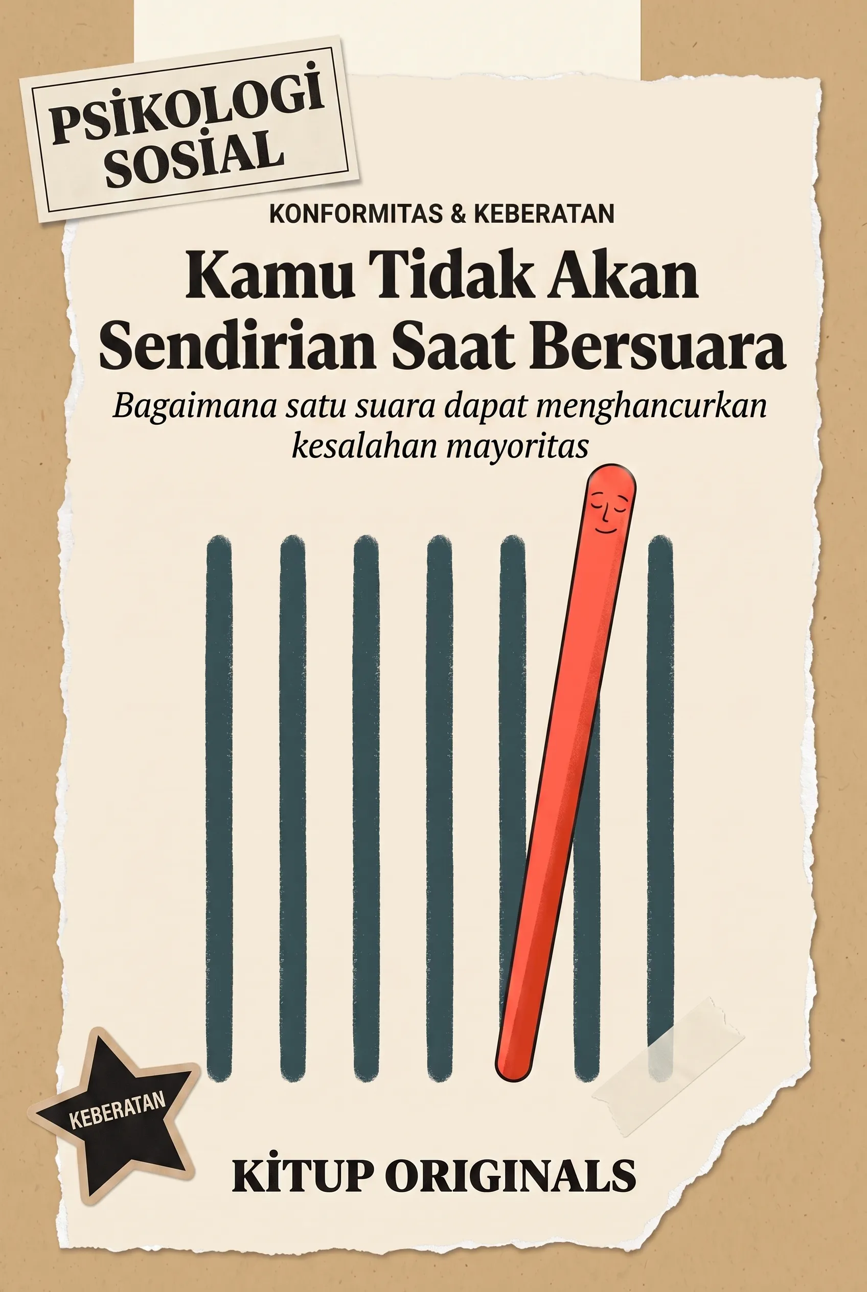 Kamu Tidak Akan Sendirian Saat Bersuara
