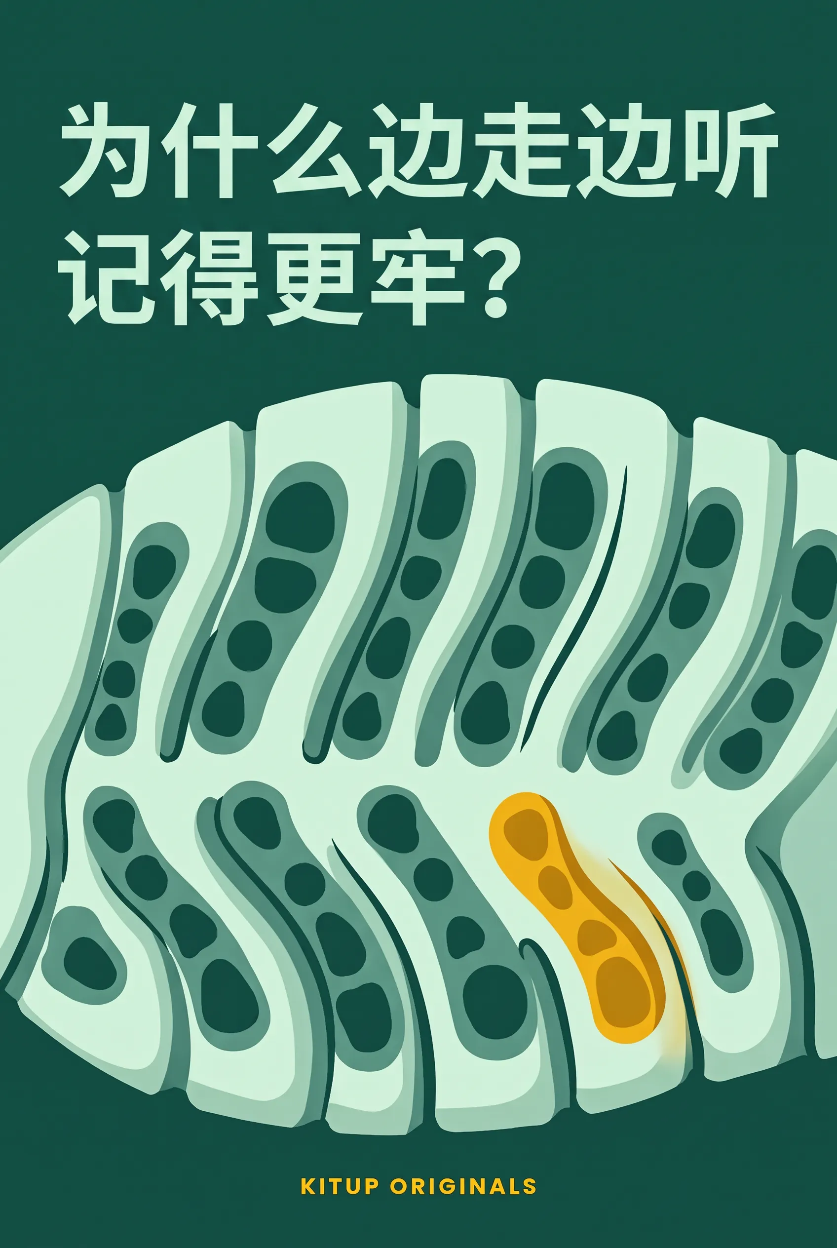 为什么边走边听记得更牢？
