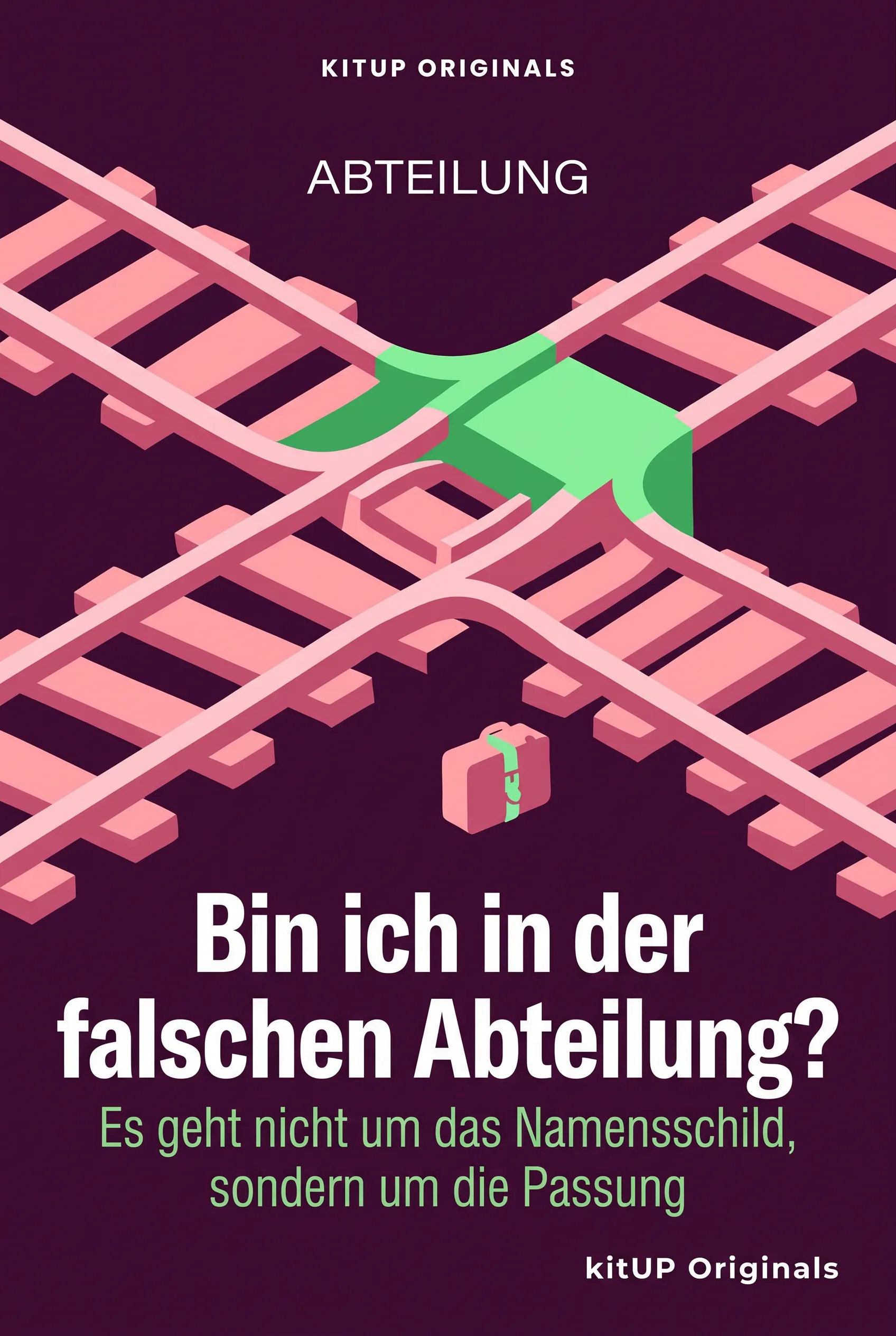 Bin ich in der falschen Abteilung?