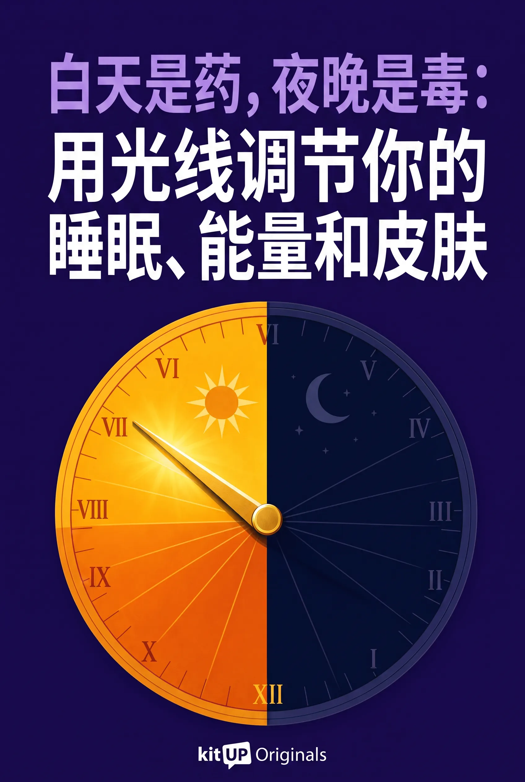 白天是药，夜晚是毒：用光线调节你的睡眠、能量和皮肤