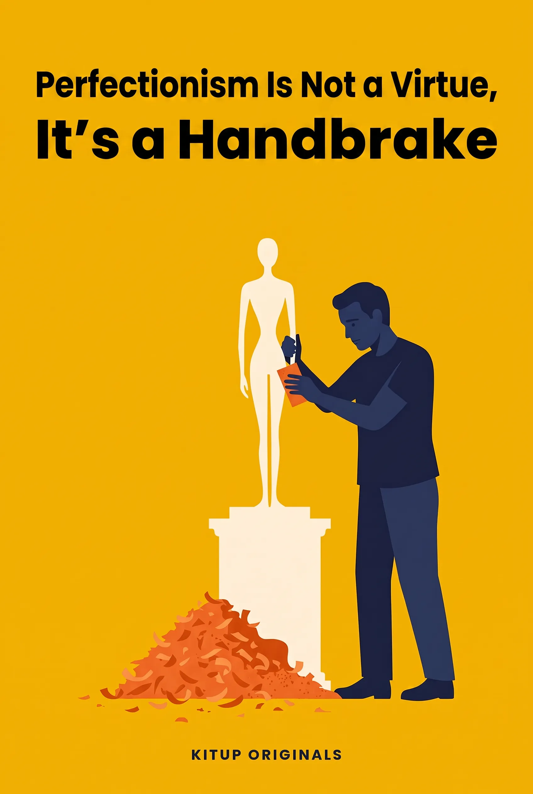 Perfectionism Is Not a Virtue, It's a Handbrake