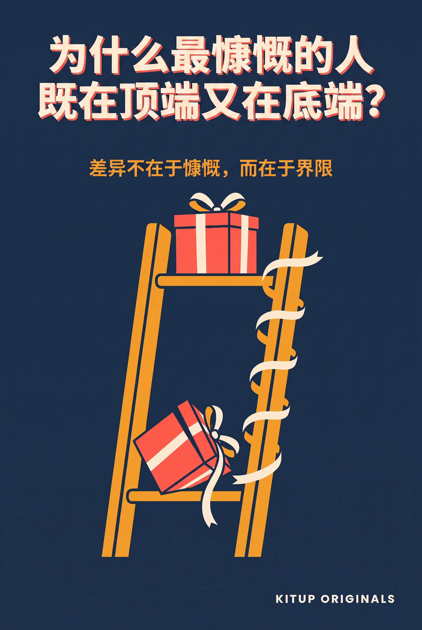 为什么最慷慨的人既在顶端又在底端?