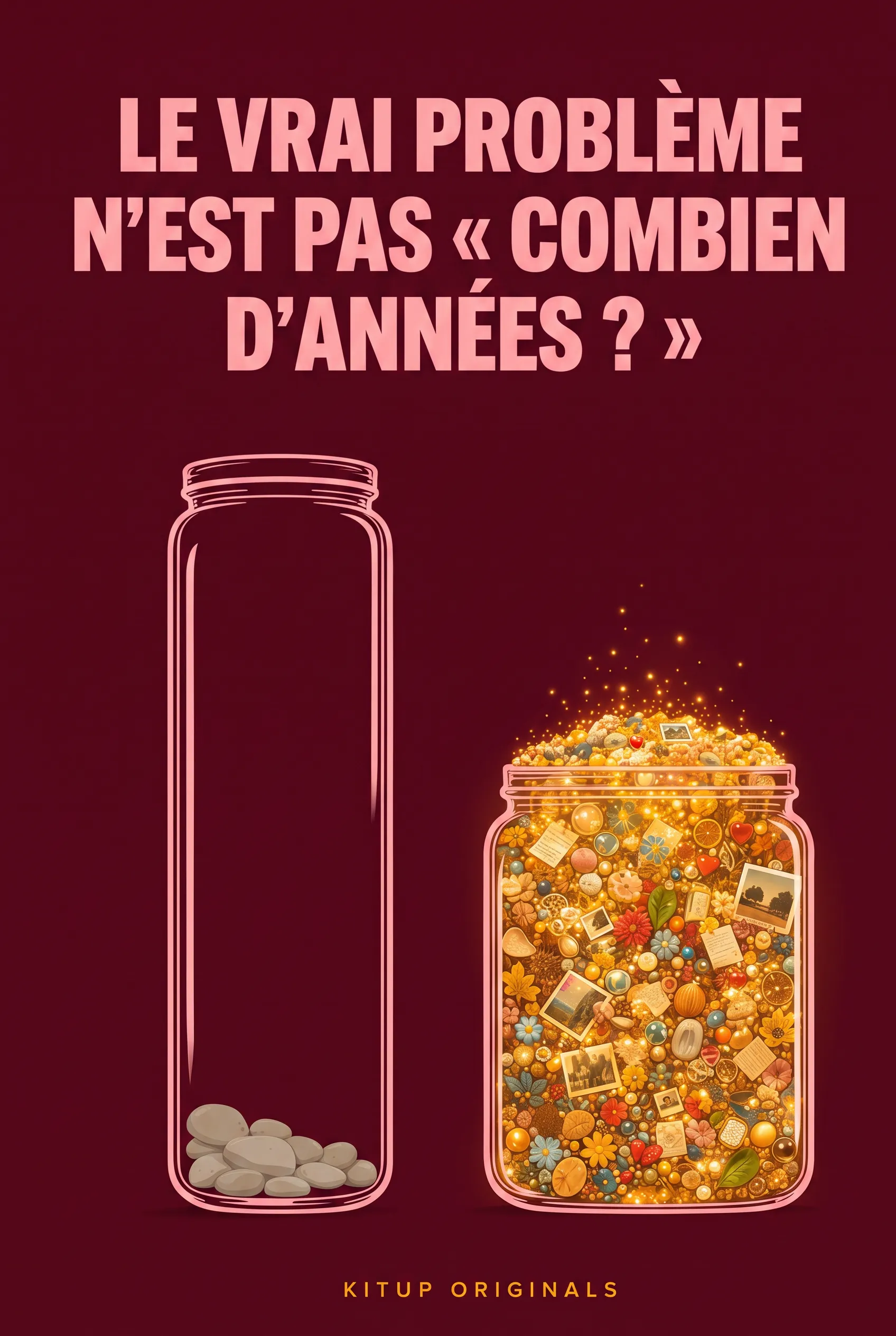 Le vrai problème n'est pas « Combien d'années ? »