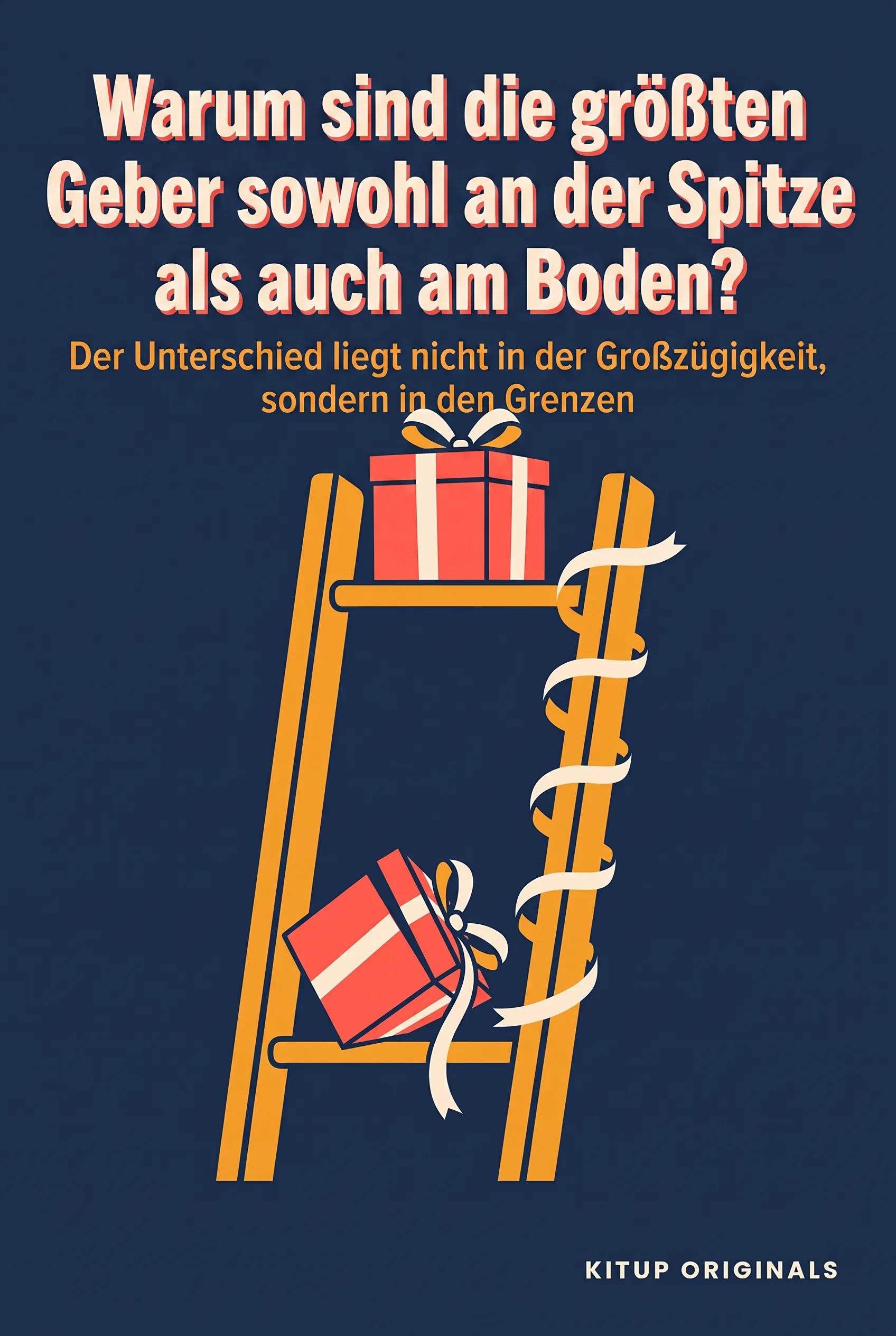 Warum sind die größten Geber sowohl an der Spitze als auch am Boden?