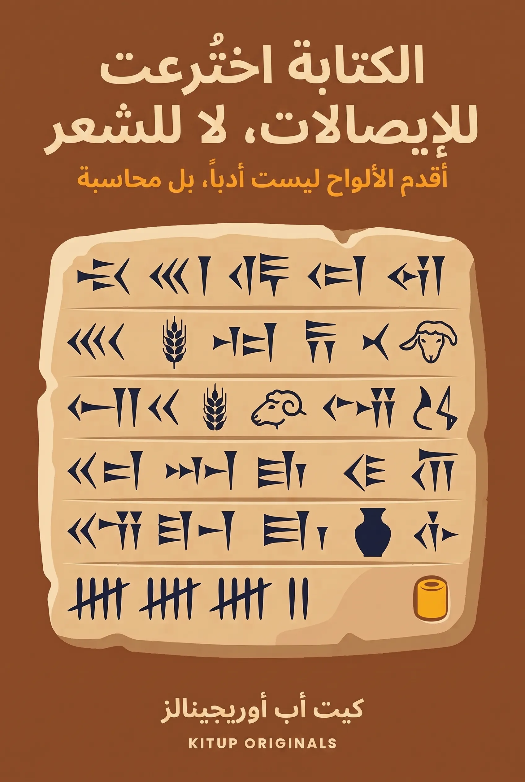 الكتابة اختُرعت للإيصالات، لا للشعر