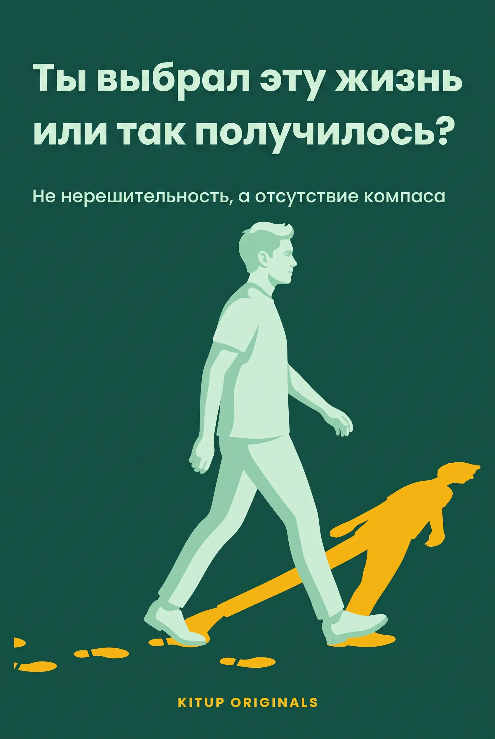 Ты выбрал эту жизнь или так получилось?