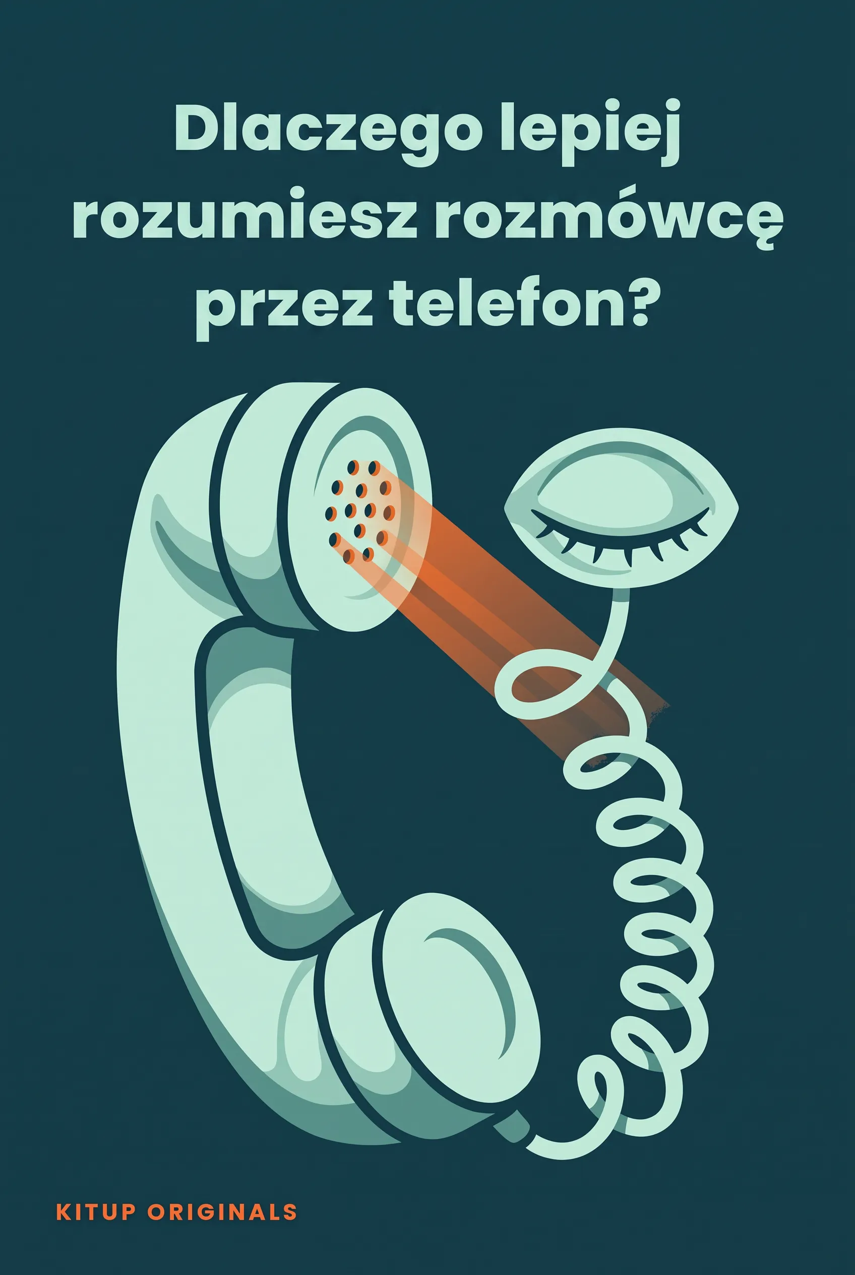 Dlaczego lepiej rozumiesz rozmówcę przez telefon?