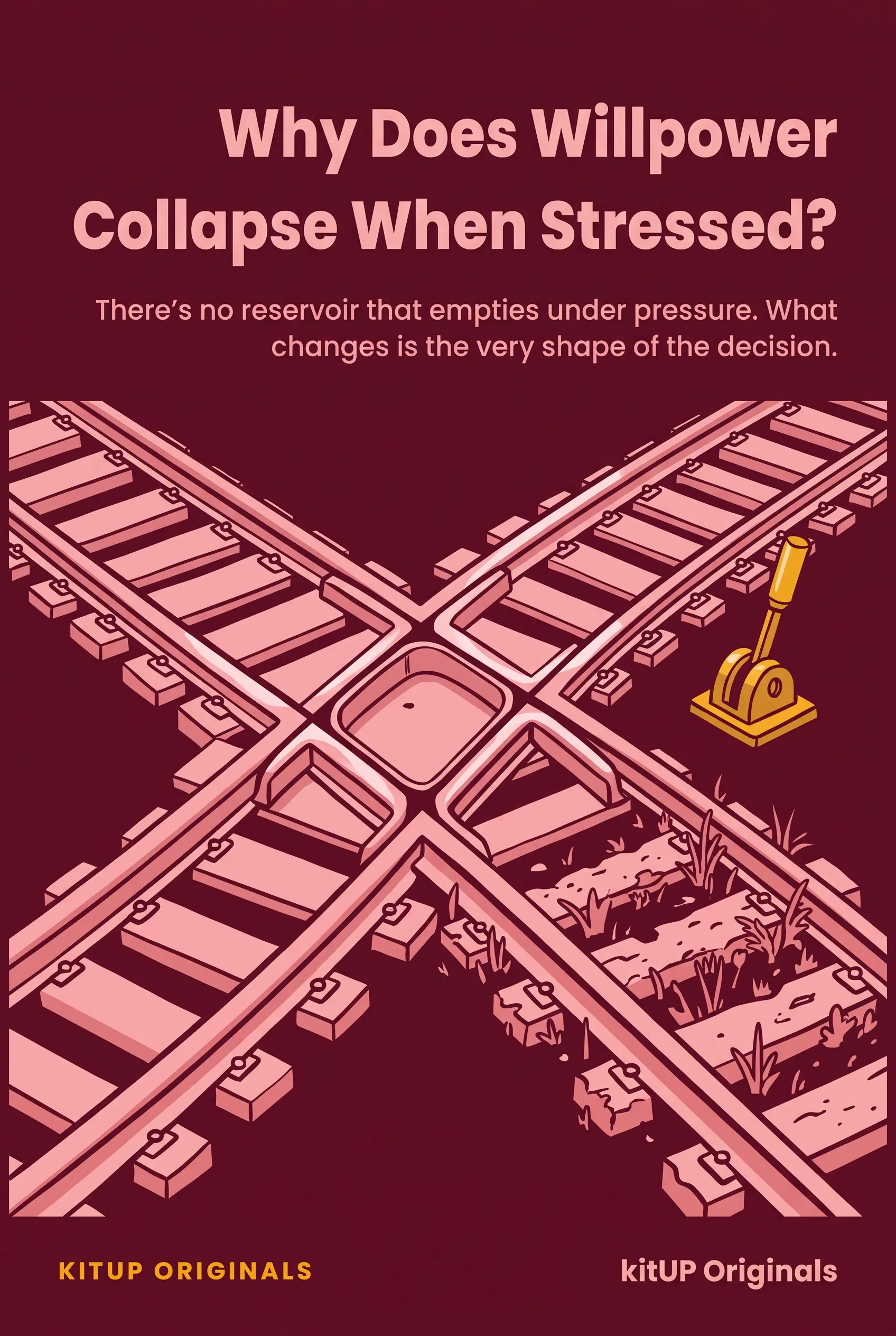 Why Does Willpower Collapse When Stressed?