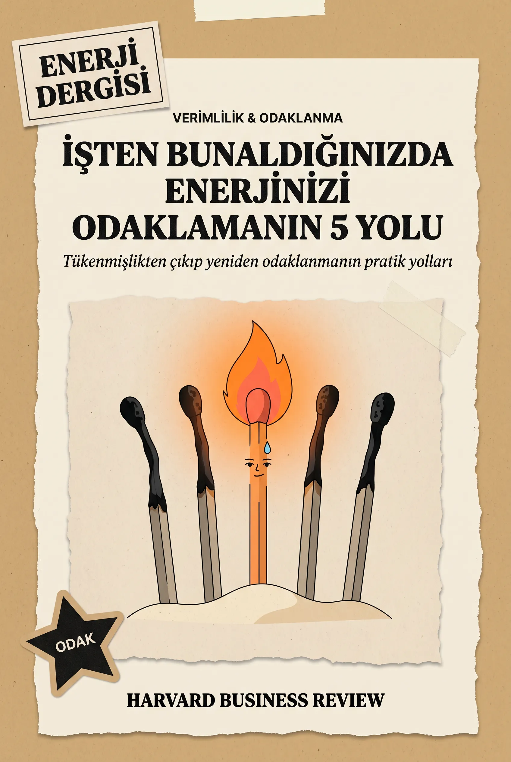 İşten Bunaldığınızda Enerjinizi Odaklamanın 5 Yolu