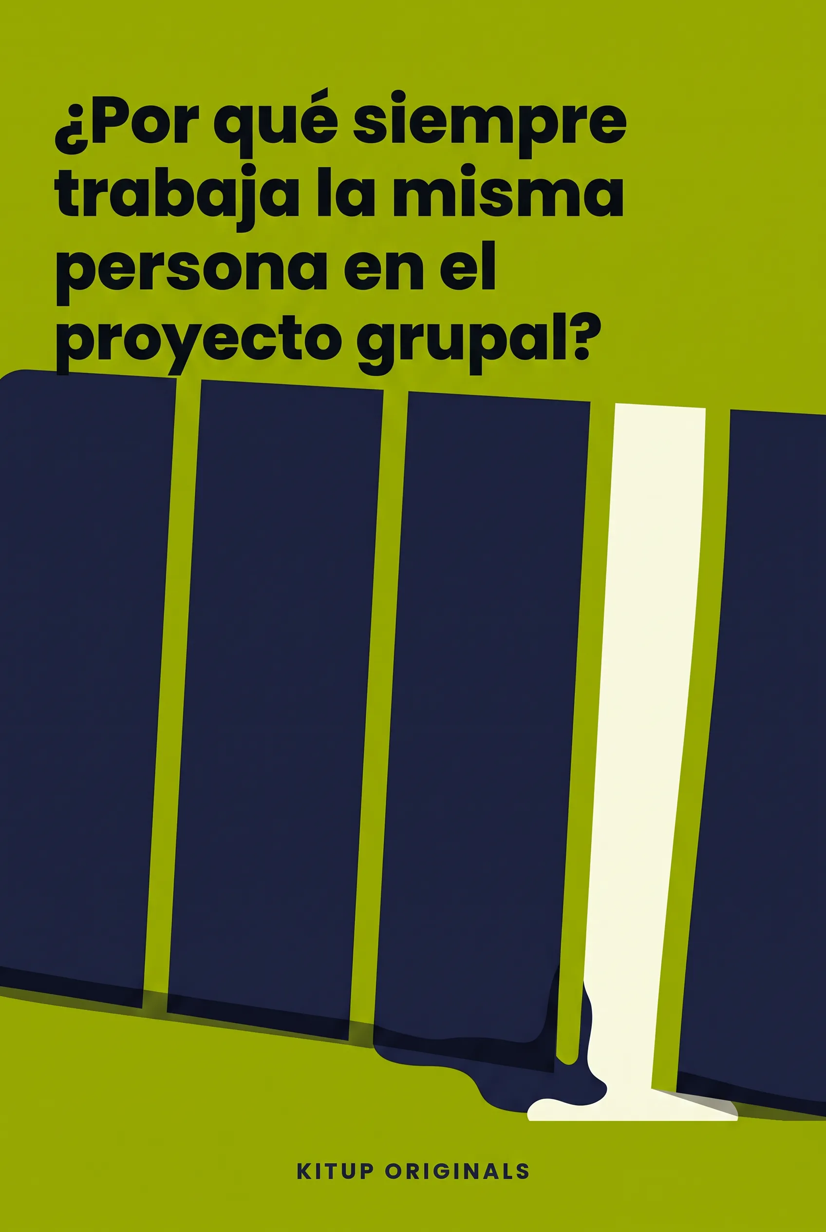 ¿Por qué siempre trabaja la misma persona en el proyecto grupal?