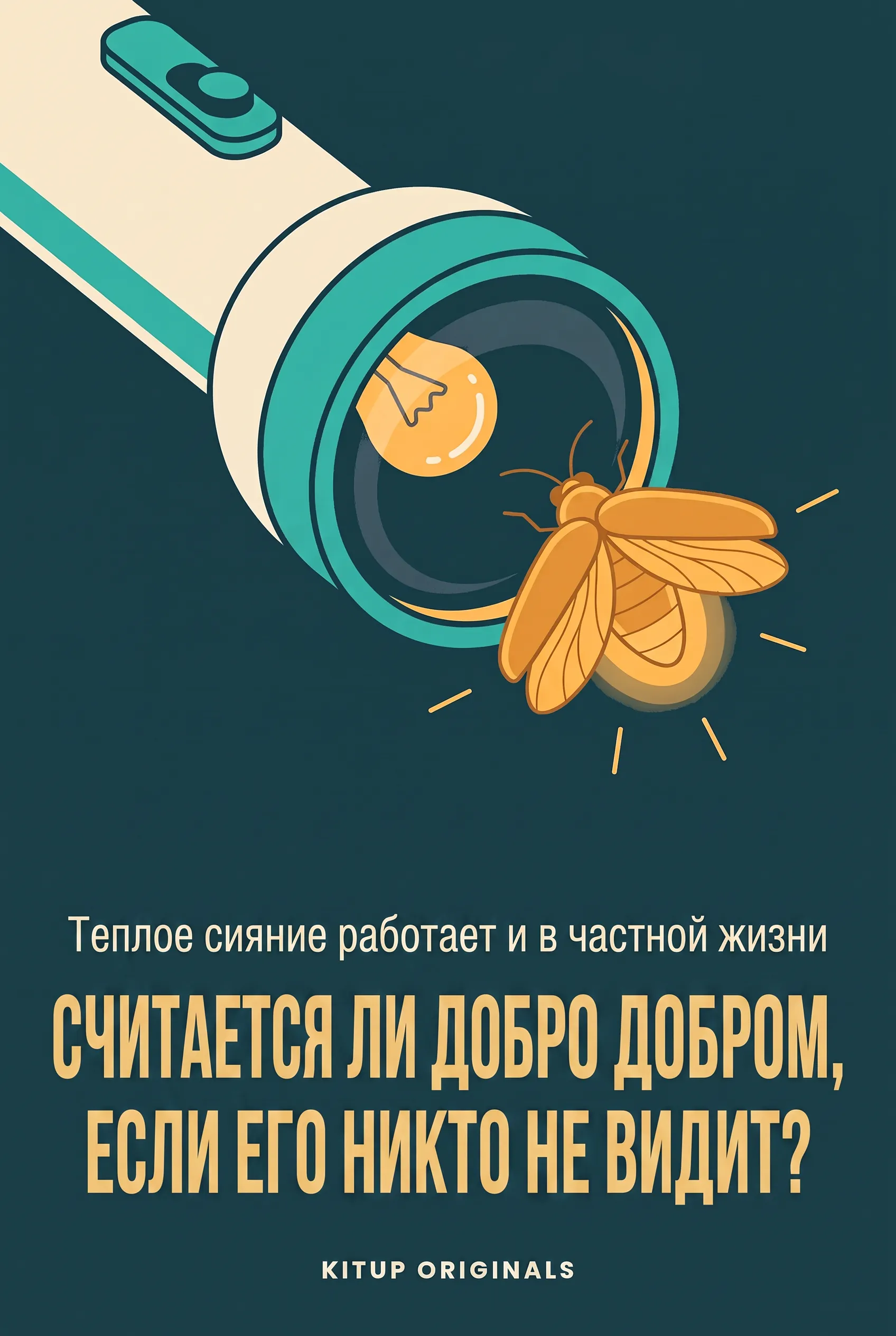 Считается ли добро добром, если его никто не видит?
