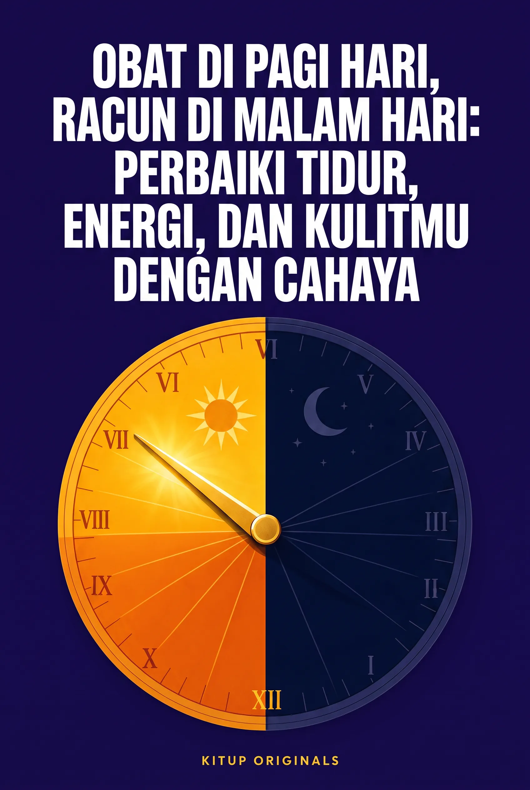 Obat di Pagi Hari, Racun di Malam Hari: Perbaiki Tidur, Energi, dan Kulitmu dengan Cahaya