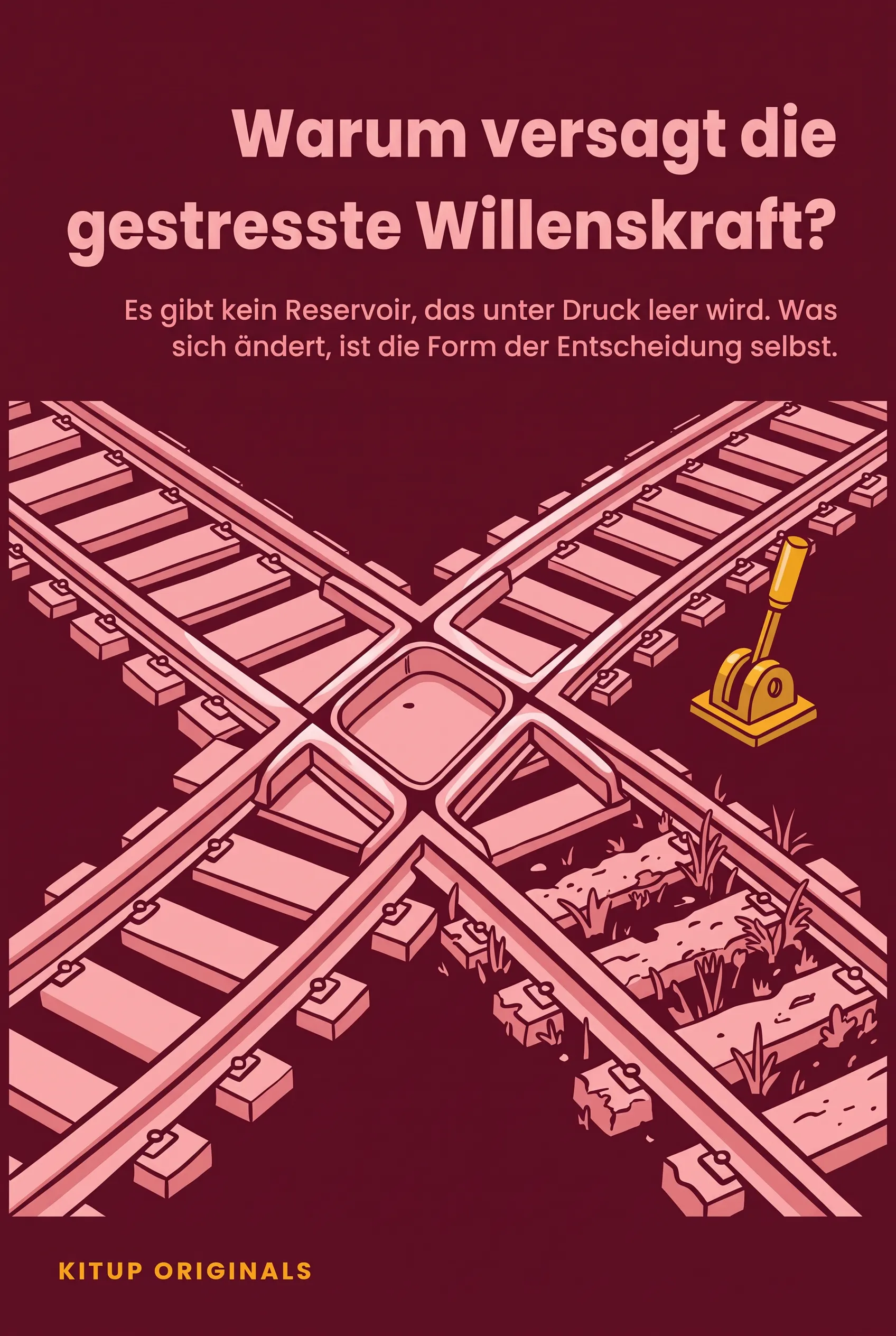 Warum versagt die gestresste Willenskraft?