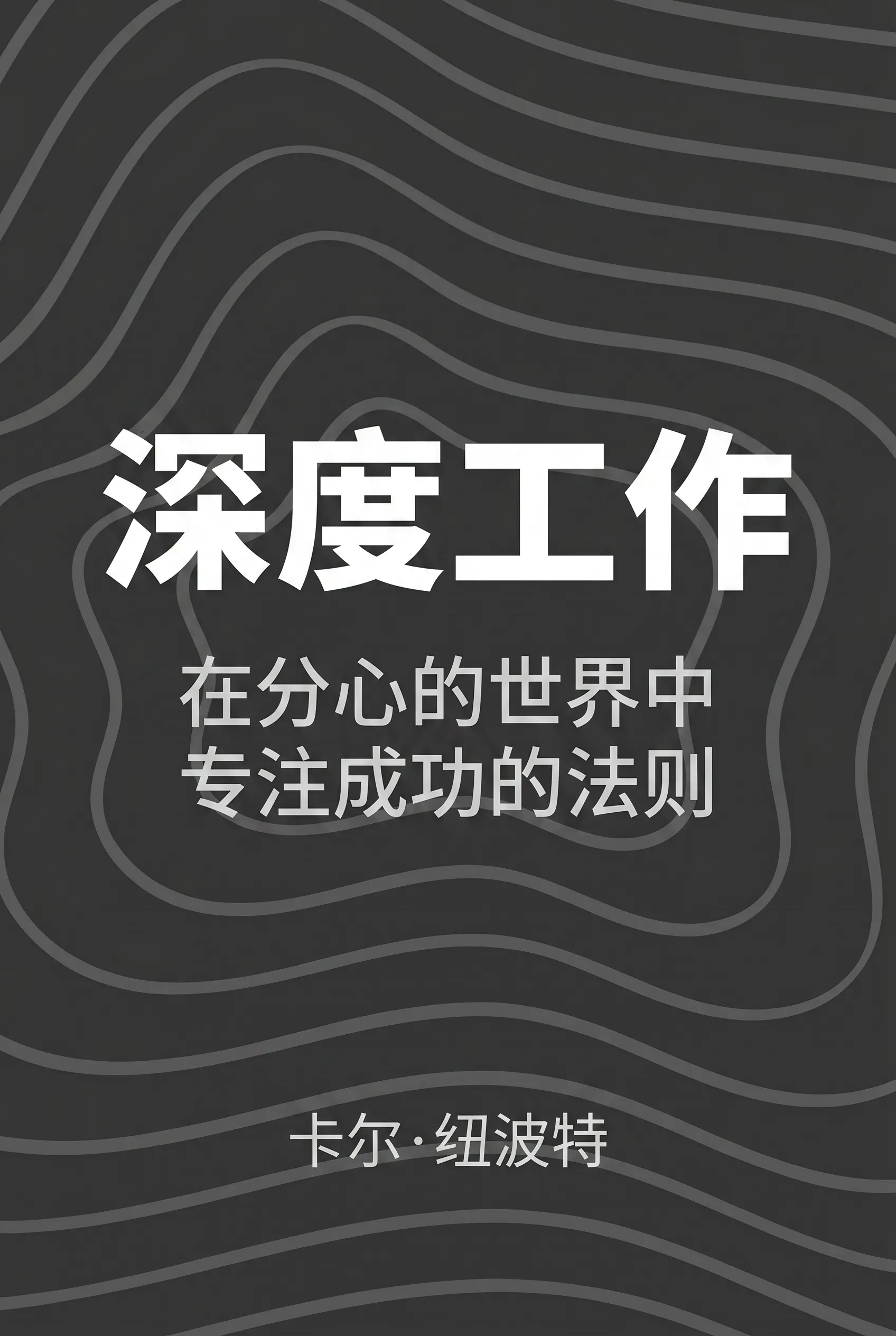 深度工作：在分心的世界中专注成功的法则