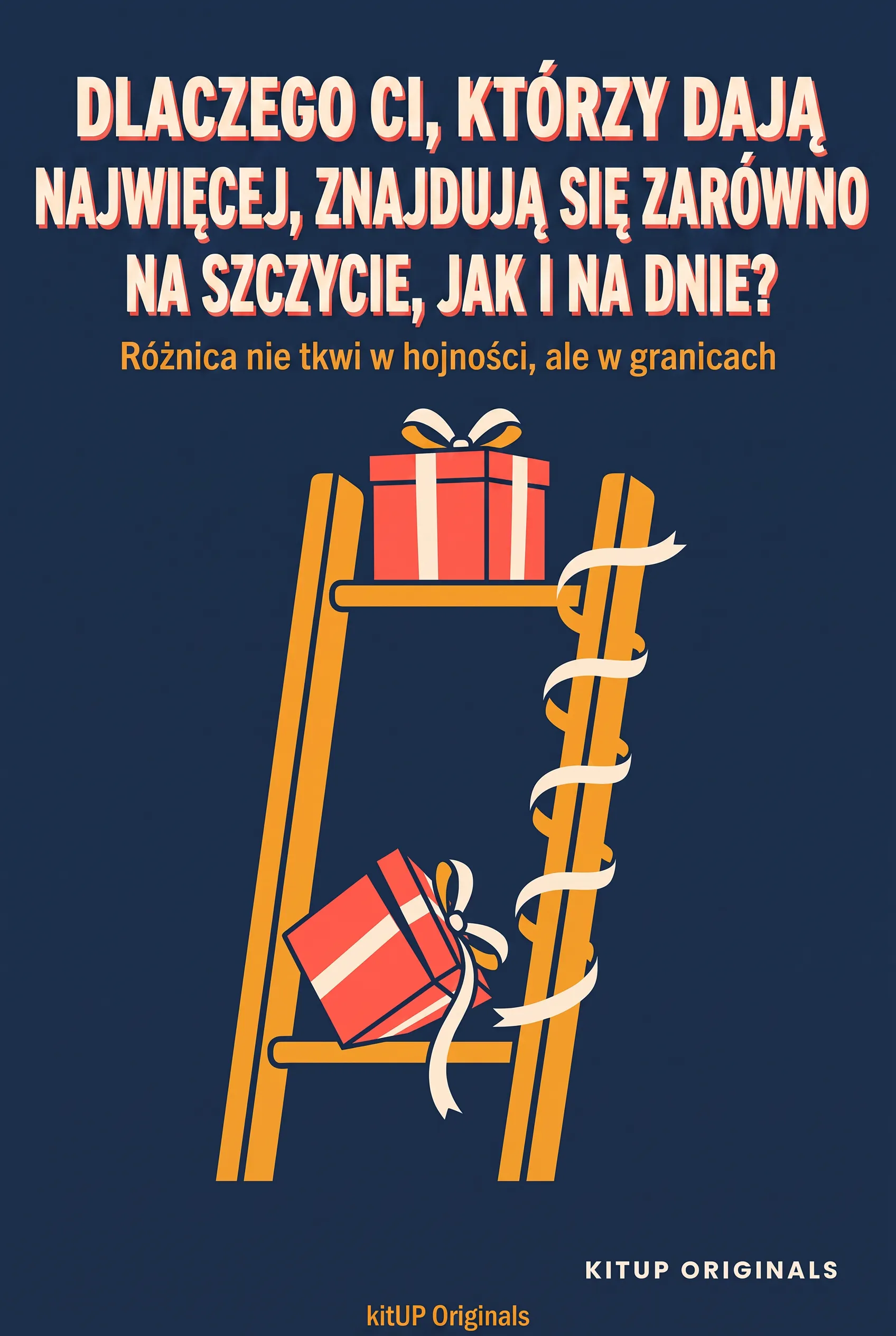 Dlaczego ci, którzy dają najwięcej, znajdują się zarówno na szczycie, jak i na dnie?