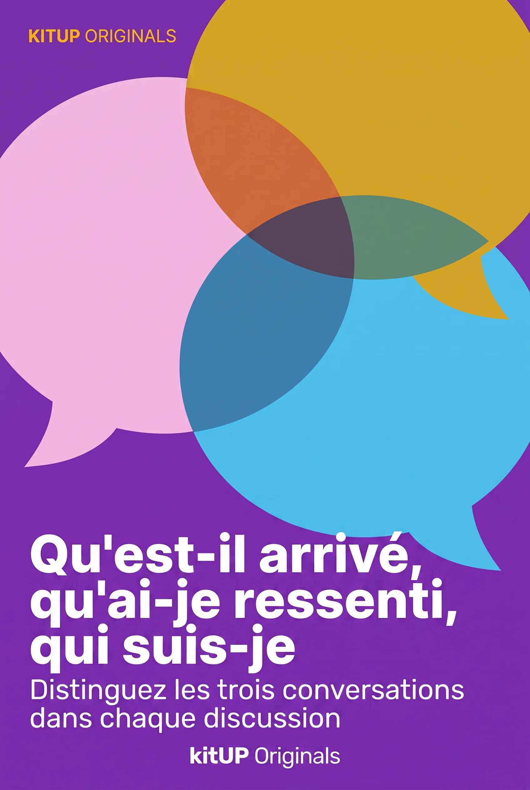 Qu'est-il arrivé, qu'ai-je ressenti, qui suis-je