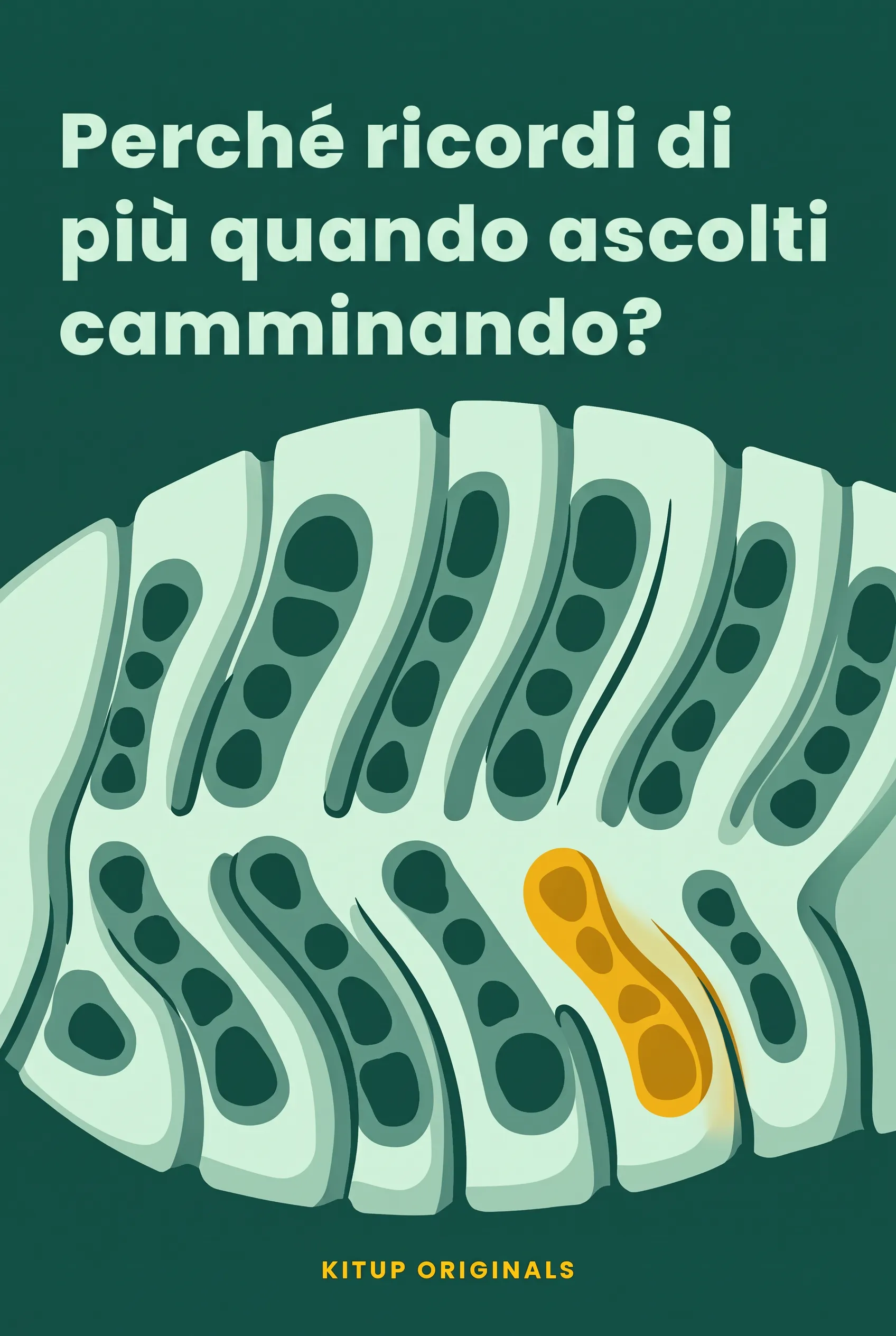 Perché ricordi di più quando ascolti camminando?