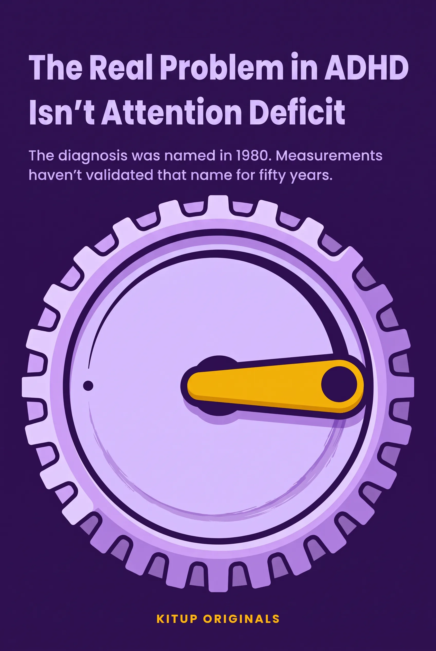 The Real Problem in ADHD Isn't Attention Deficit