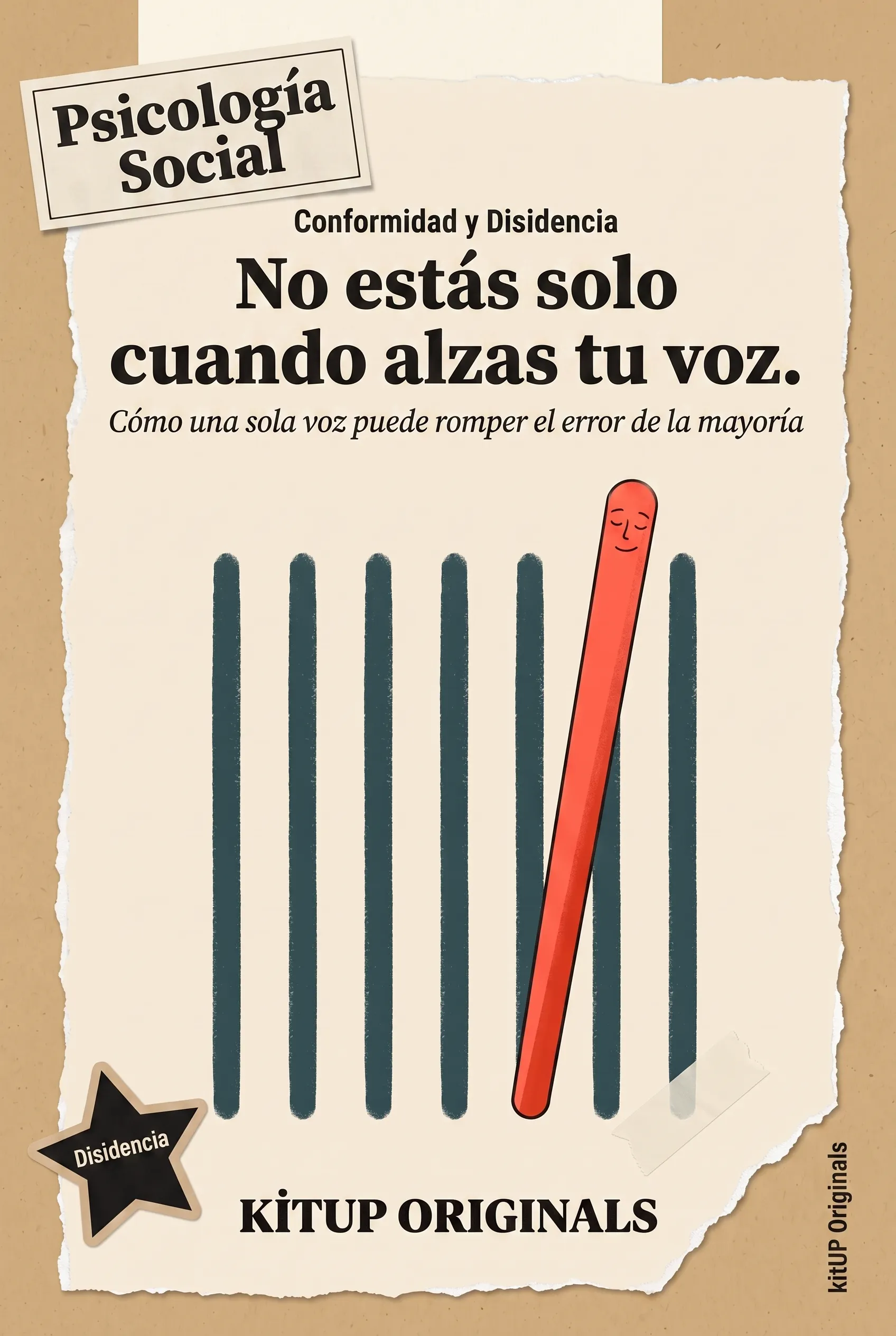 No estás solo cuando alzas tu voz.