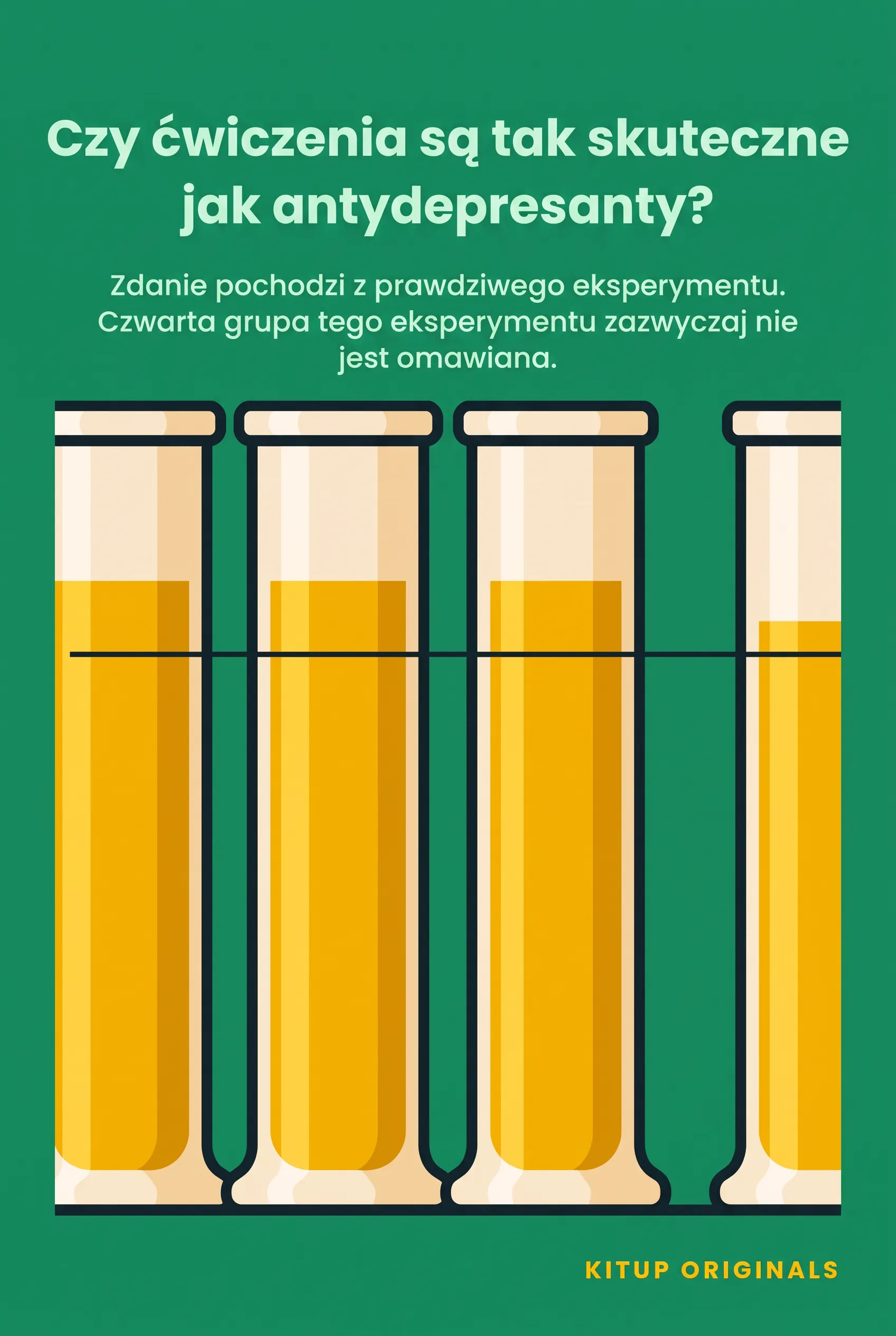 Czy ćwiczenia są tak skuteczne jak antydepresanty?