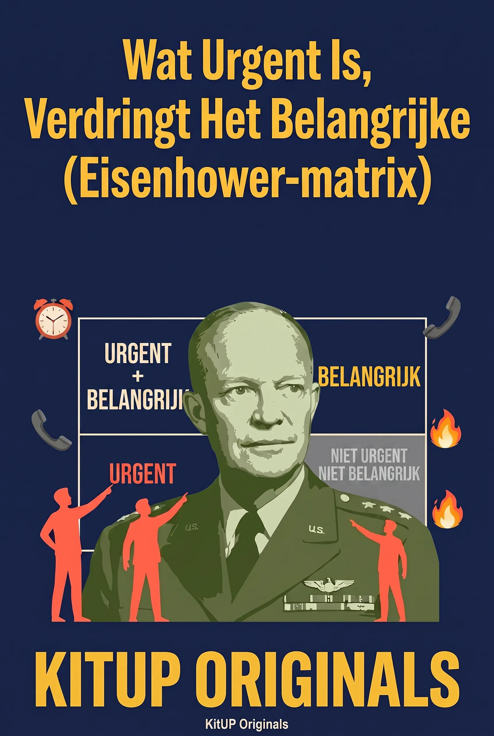 Wat Urgent Is, Verdringt Het Belangrijke (Eisenhower-matrix)