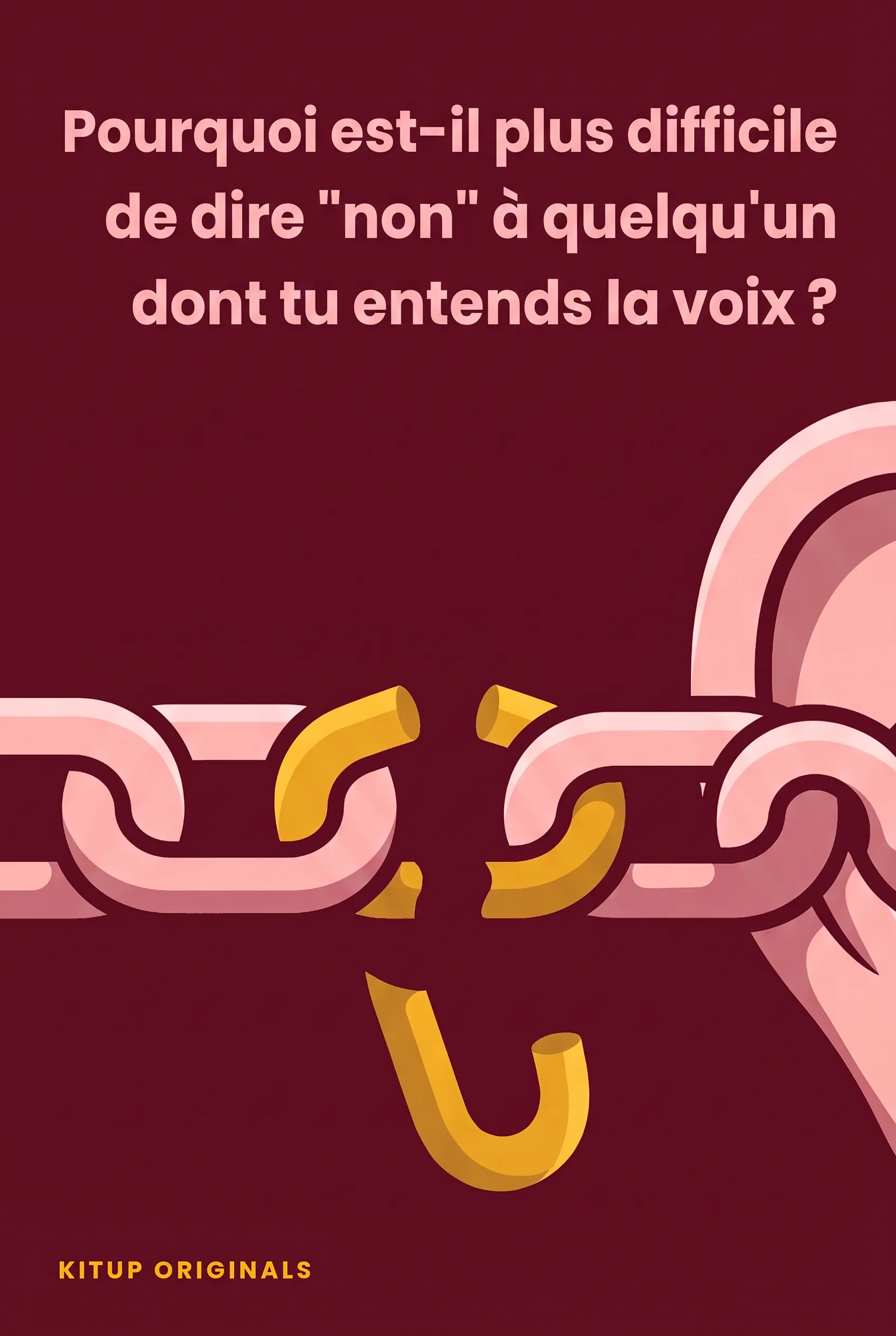 Pourquoi est-il plus difficile de dire "non" à quelqu'un dont tu entends la voix ?