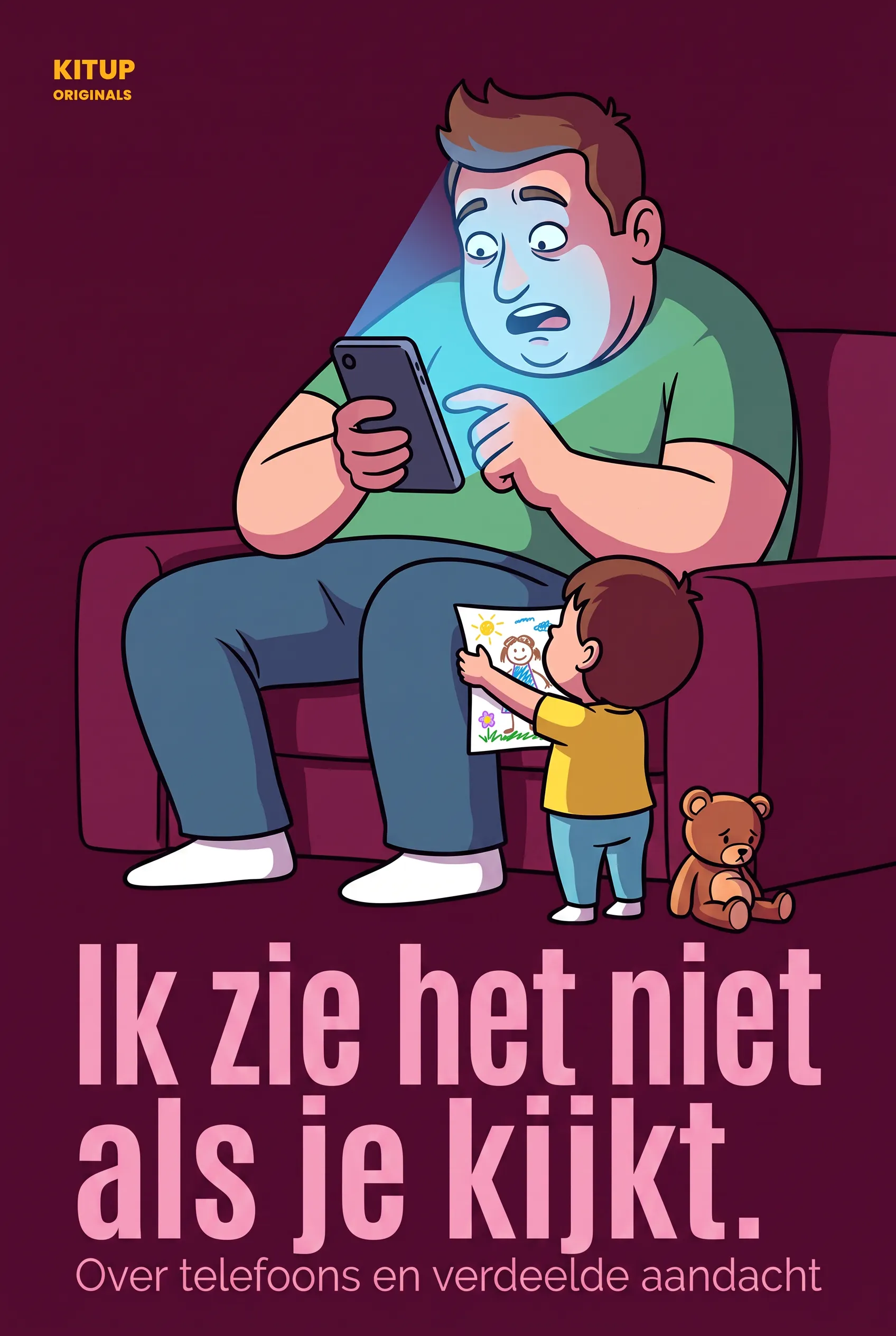 Ik zie het niet als je kijkt.