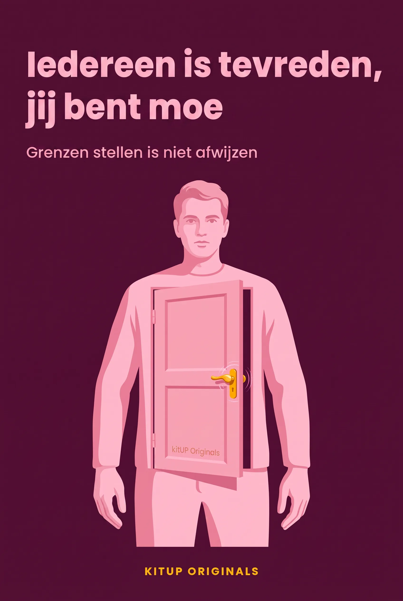 Iedereen is tevreden, jij bent moe