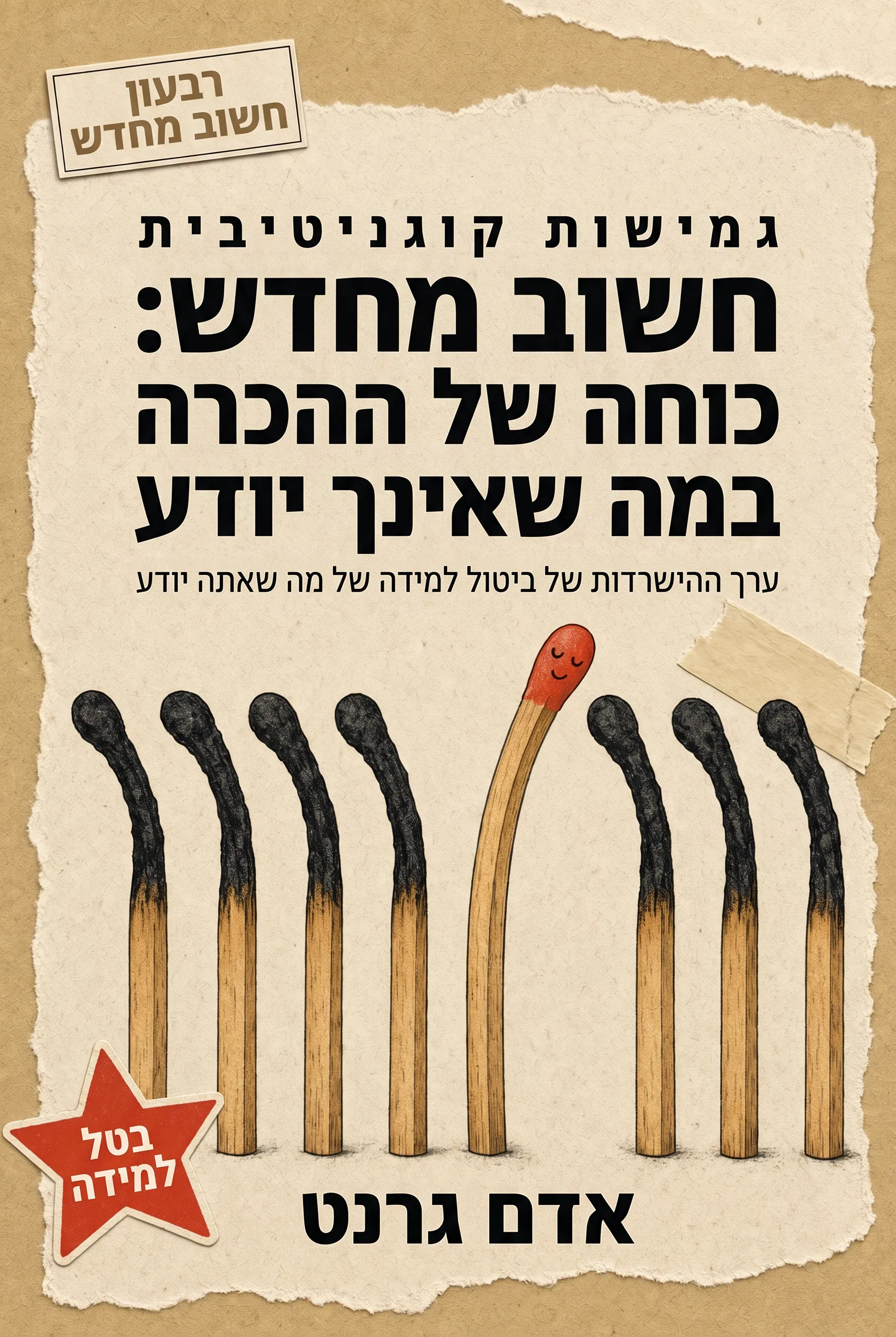 חשוב מחדש: כוחה של ההכרה במה שאינך יודע