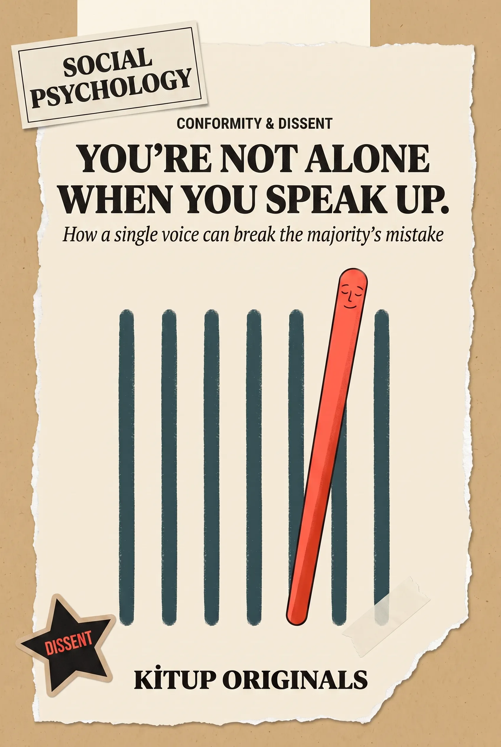 You're Not Alone When You Speak Up.
