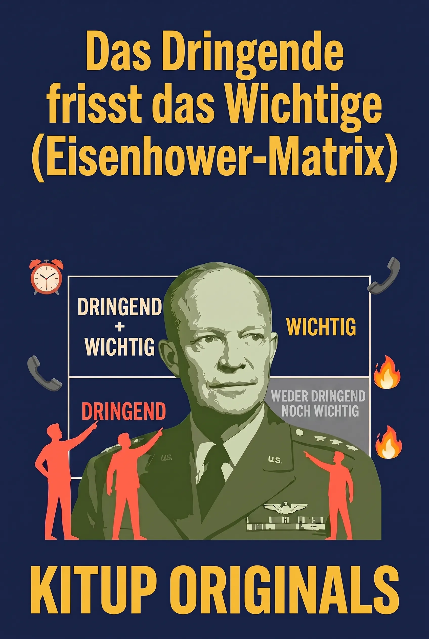 Das Dringende frisst das Wichtige (Eisenhower-Matrix)