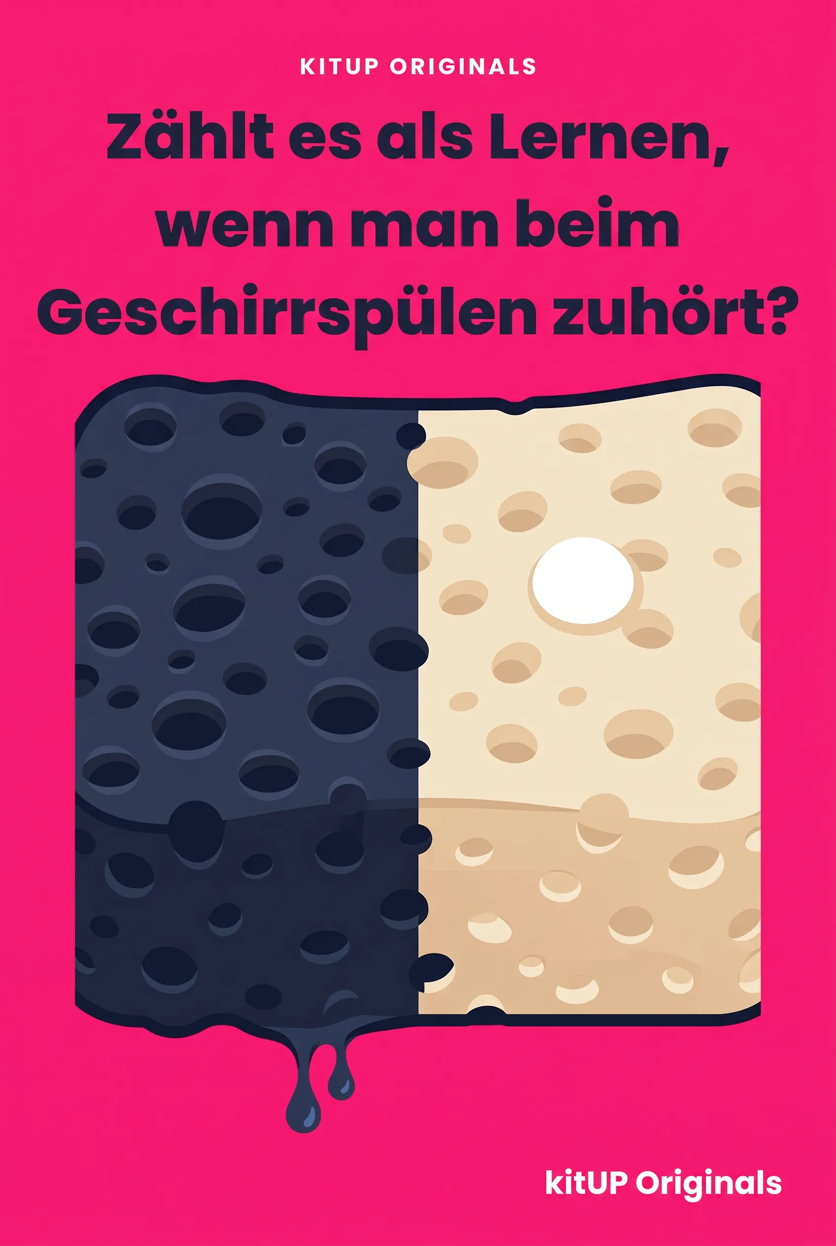 Zählt es als Lernen, wenn man beim Geschirrspülen zuhört?