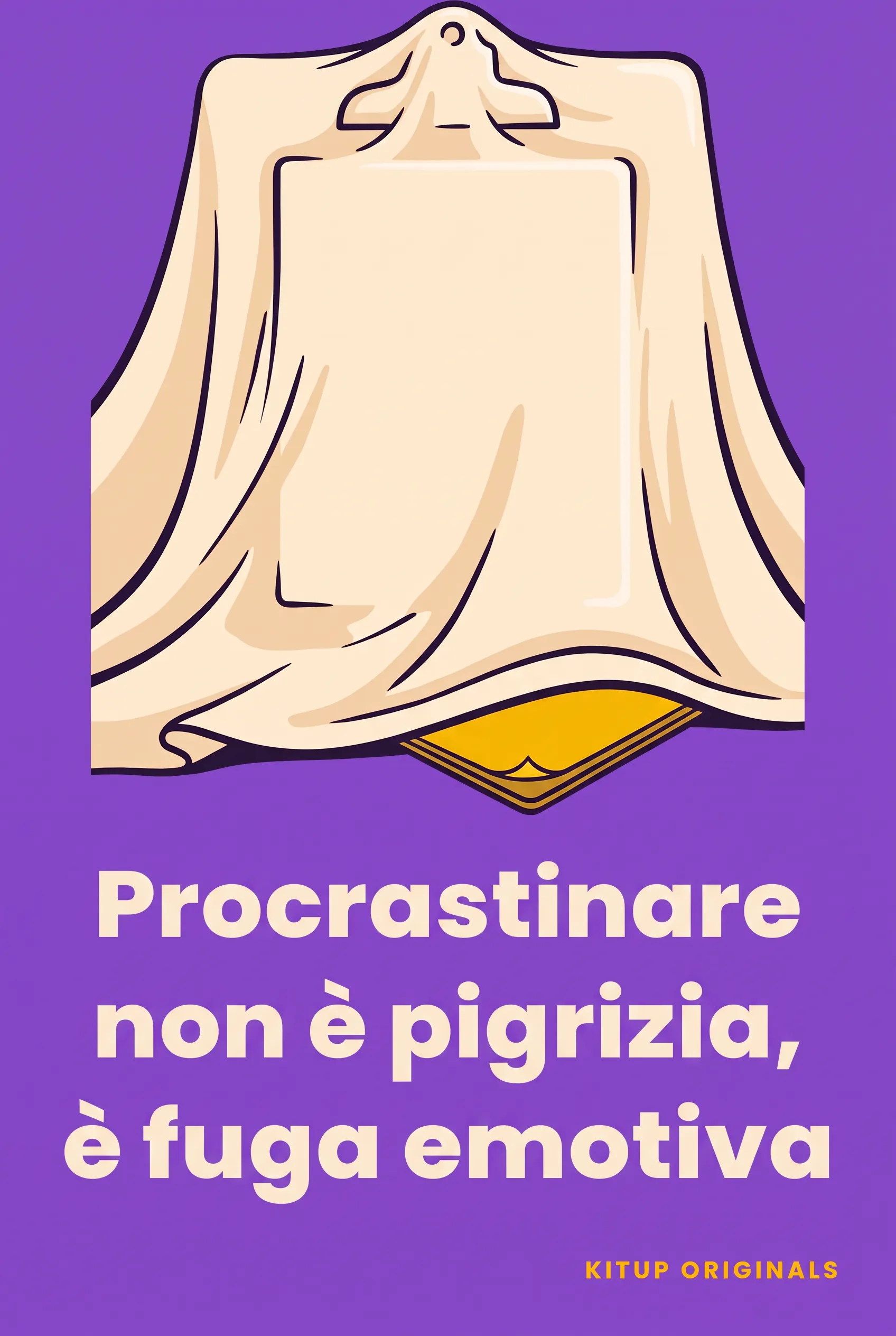 Procrastinare non è pigrizia, è fuga emotiva