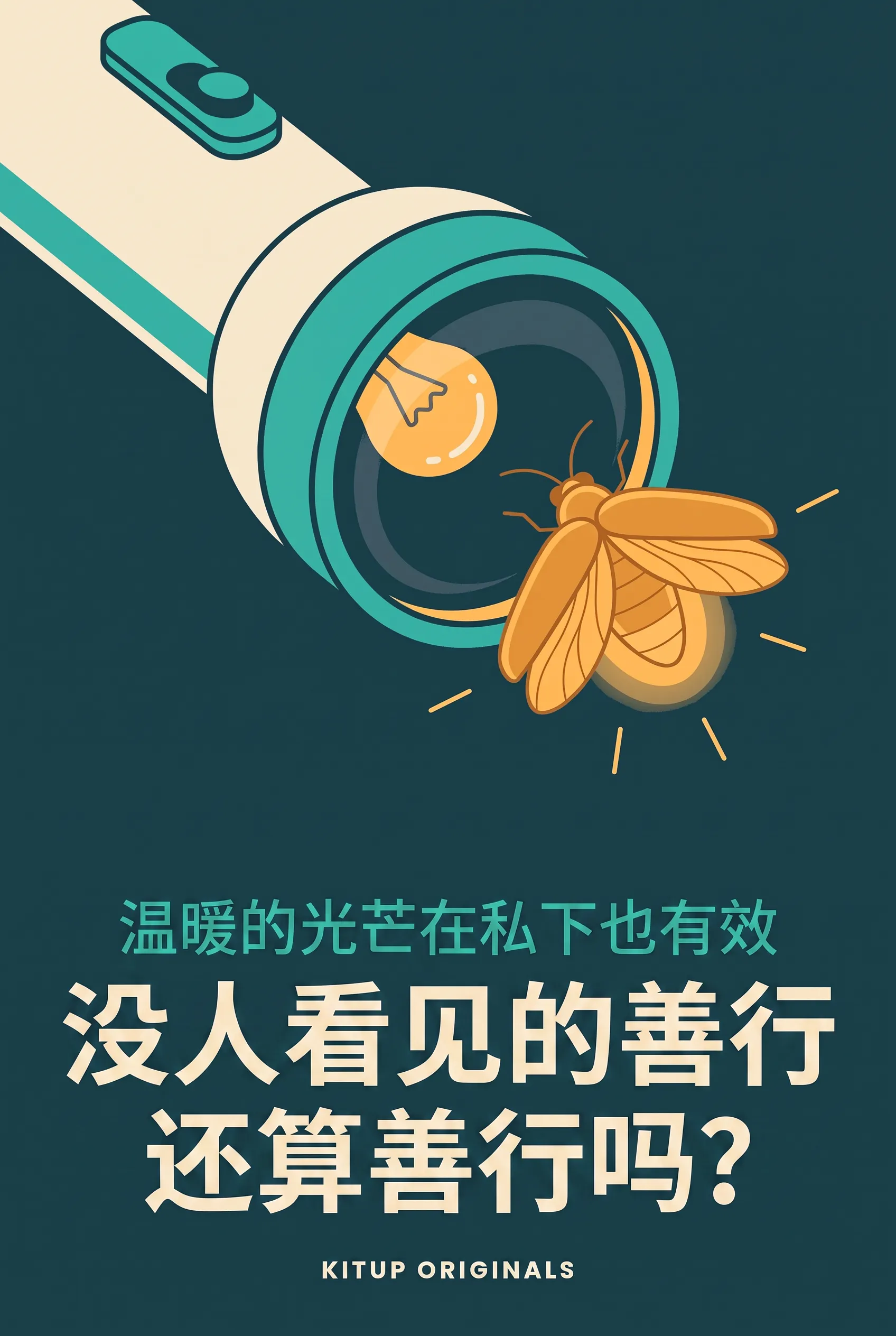 没人看见的善行还算善行吗？