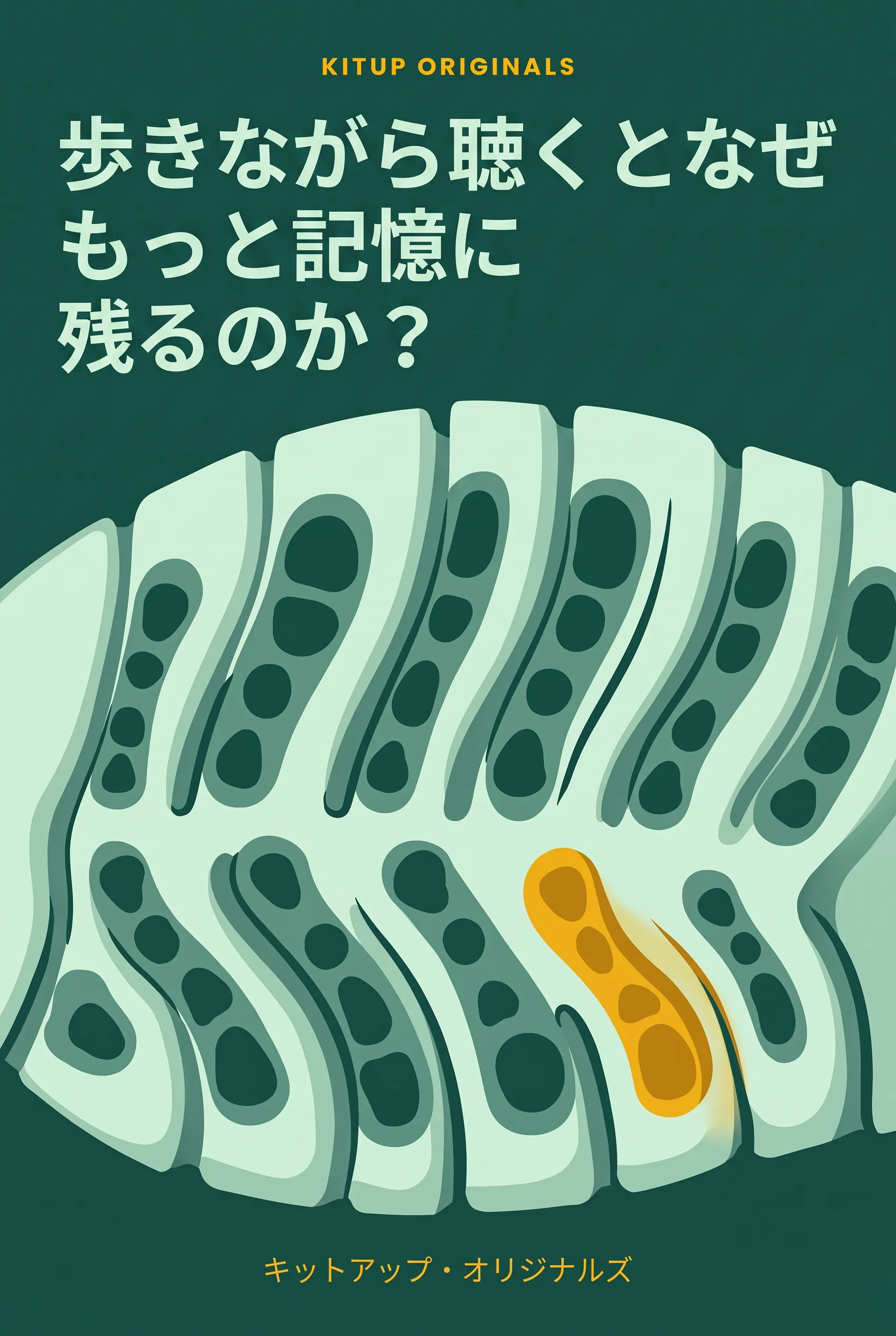 歩きながら聴くとなぜもっと記憶に残るのか？