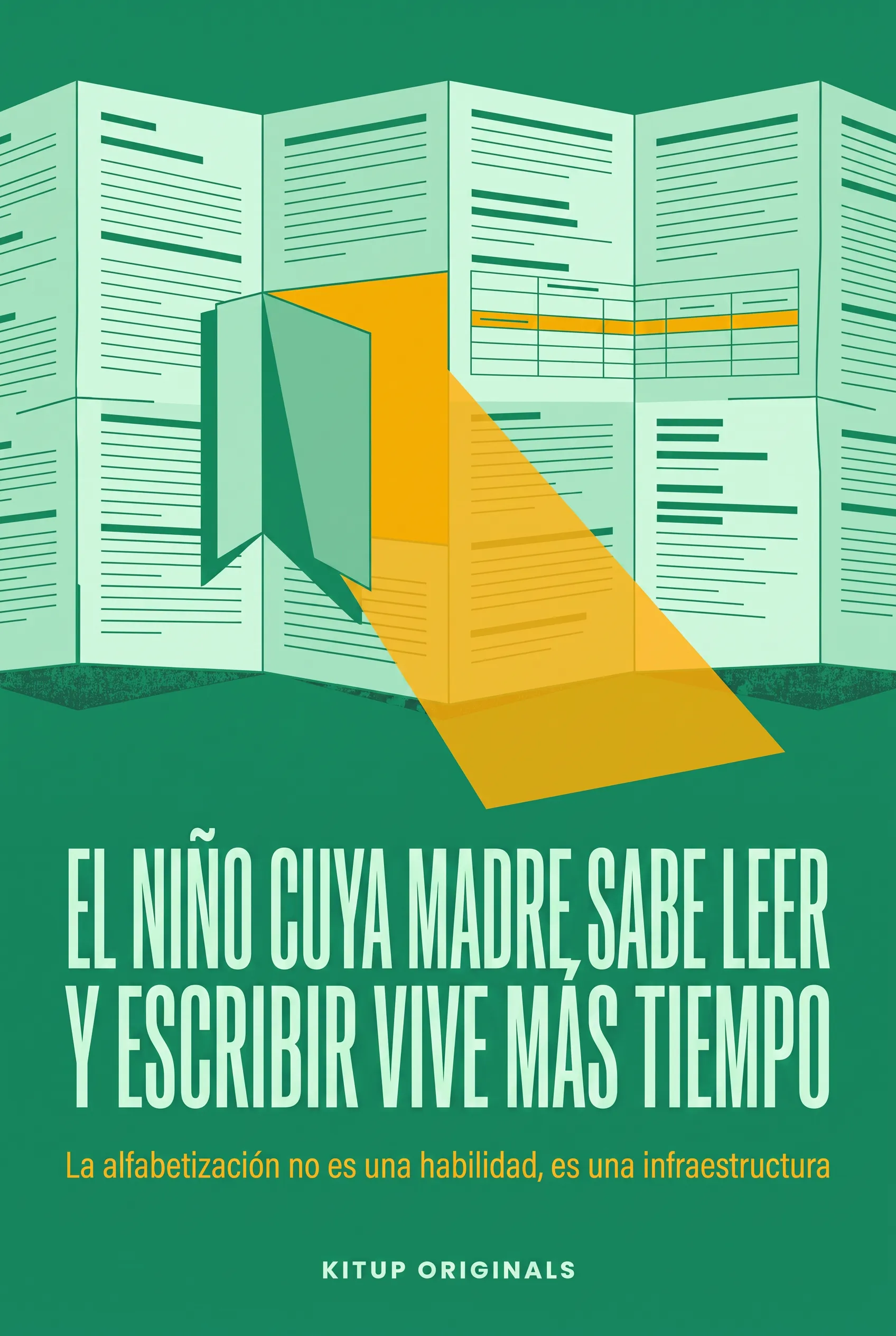 El niño cuya madre sabe leer y escribir vive más tiempo