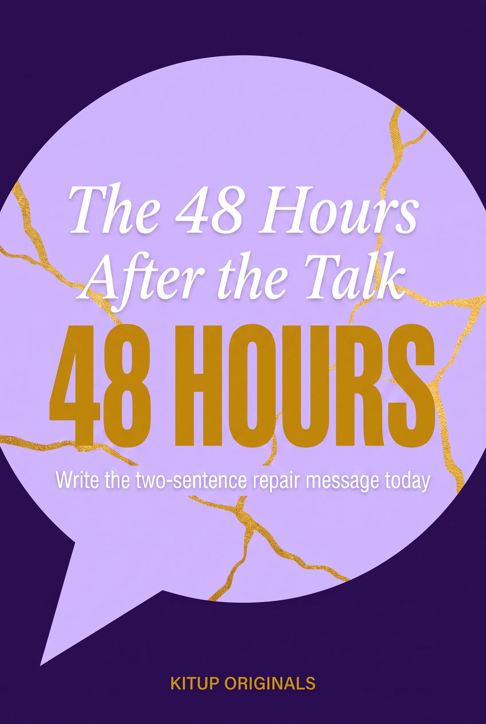 The 48 Hours After the Talk