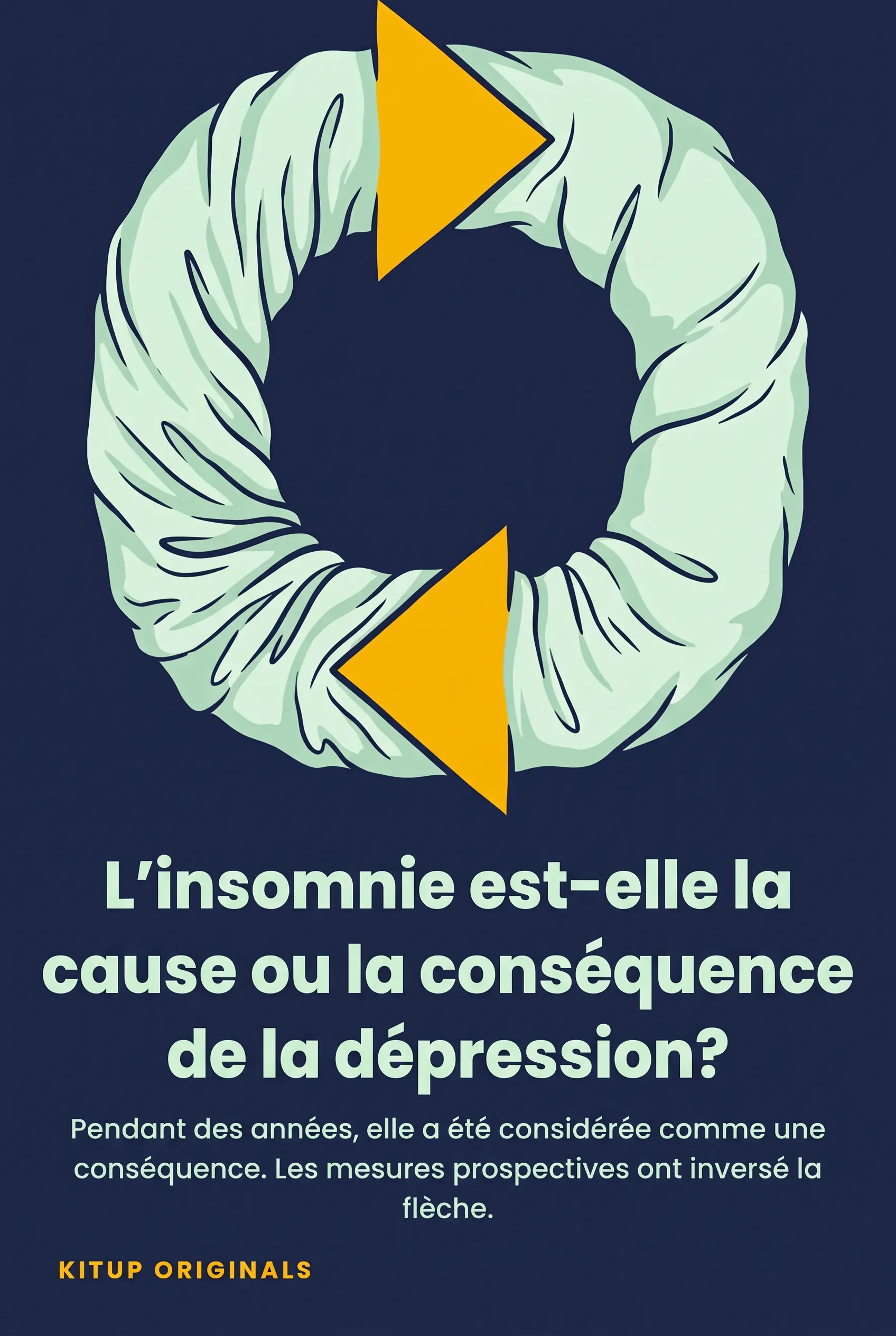 L'insomnie est-elle la cause ou la conséquence de la dépression ?