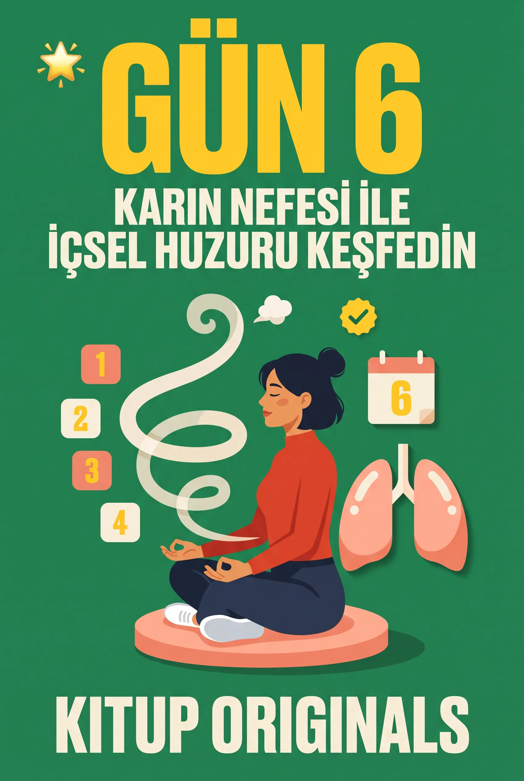 Gün 6: Karın Nefesi Meditasyonu