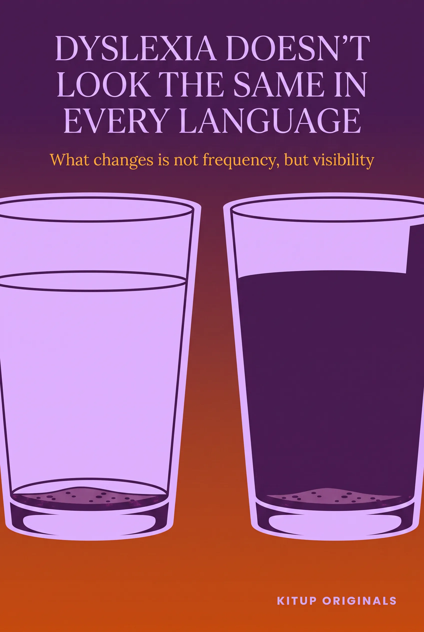Dyslexia Doesn't Look the Same in Every Language.