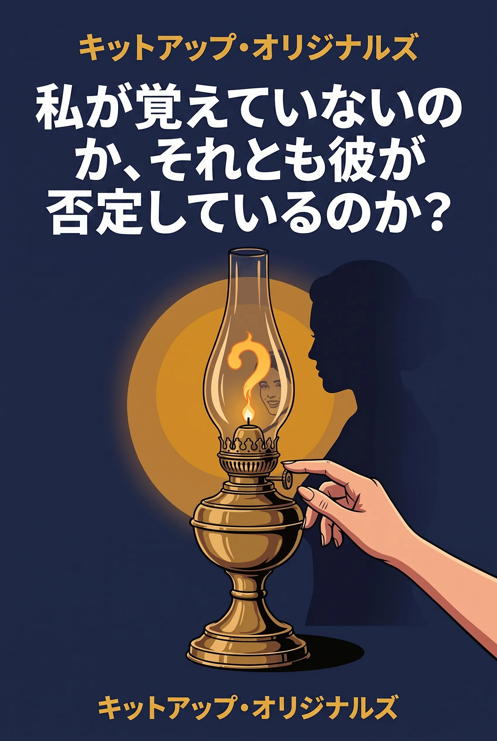 私が覚えていないのか、それとも彼が否定しているのか?