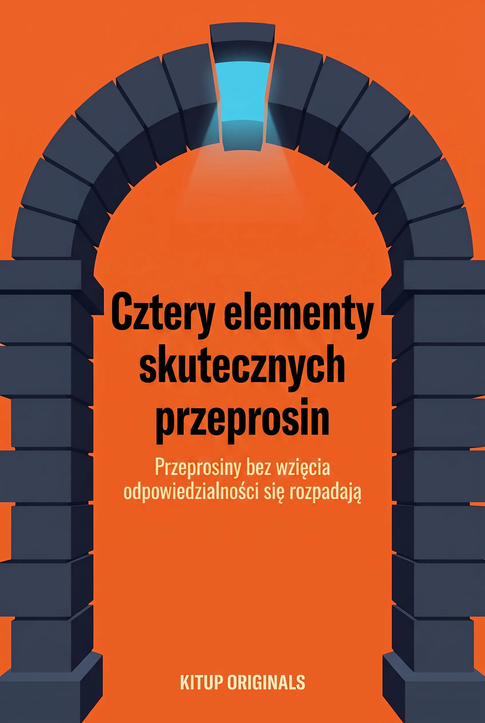 Cztery elementy skutecznych przeprosin
