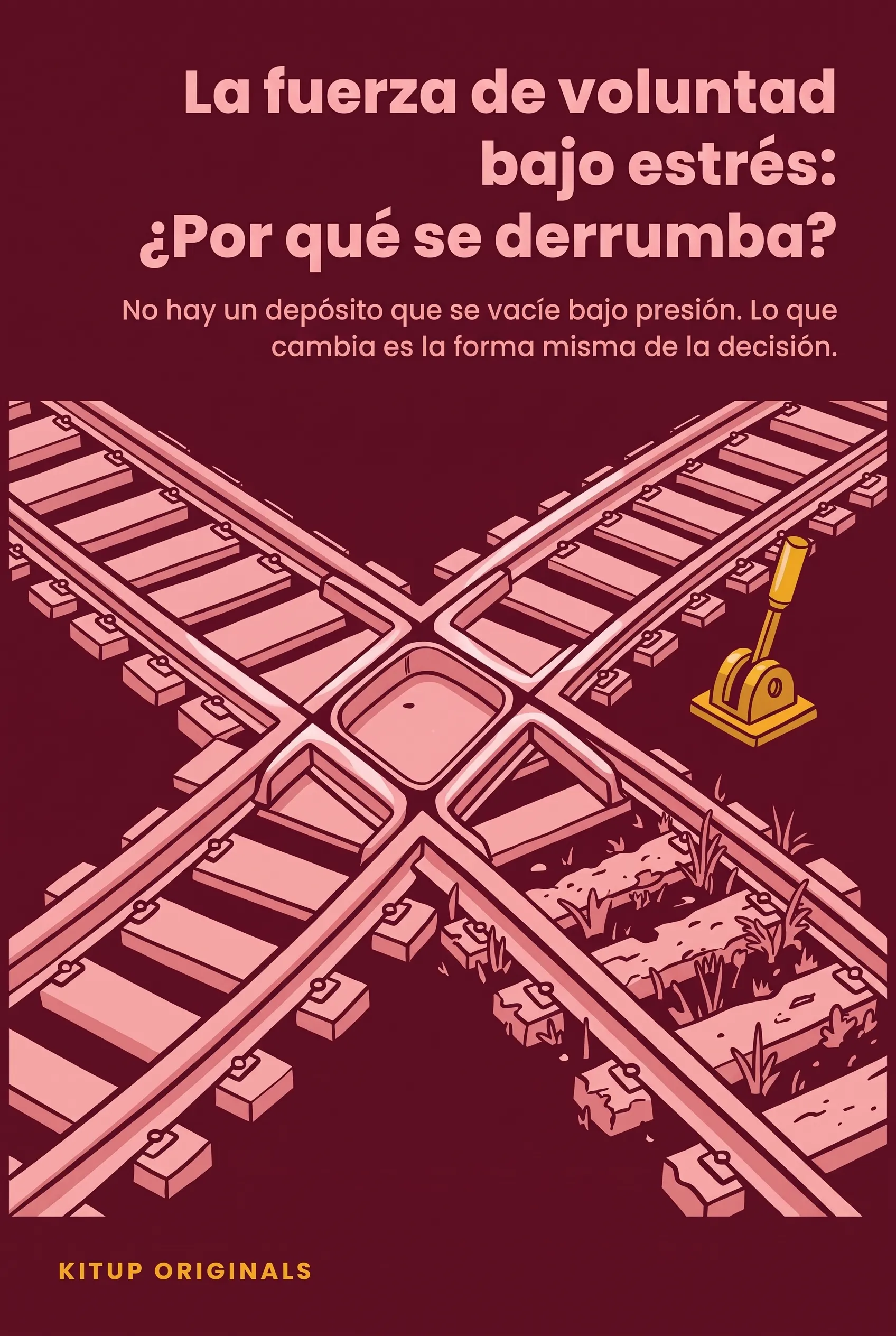 La fuerza de voluntad bajo estrés: ¿Por qué se derrumba?