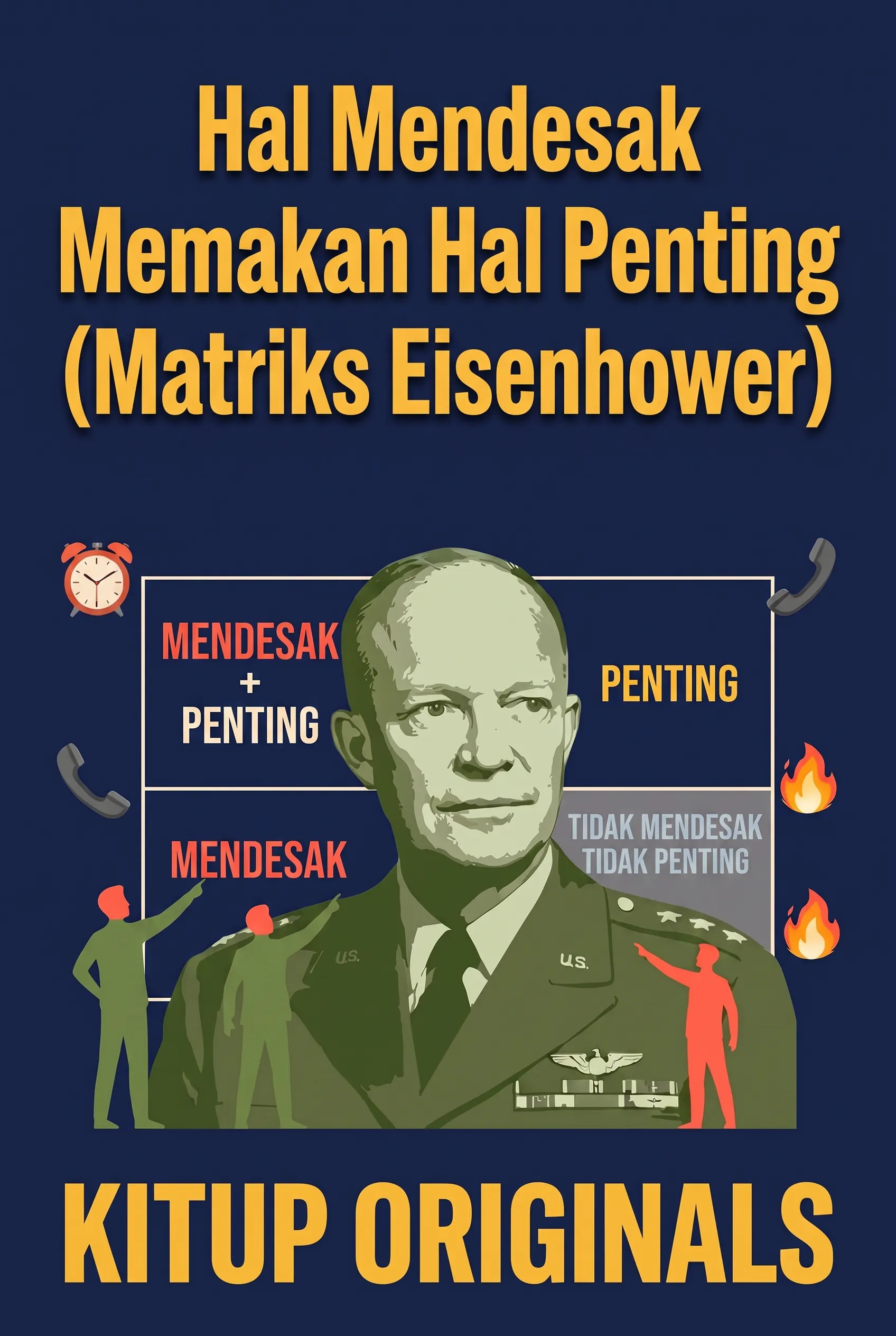 Hal Mendesak Memakan Hal Penting (Matriks Eisenhower)