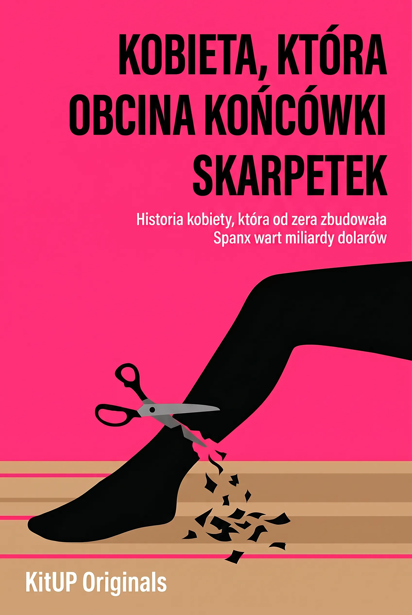 Kobieta, która obcina końcówki skarpetek