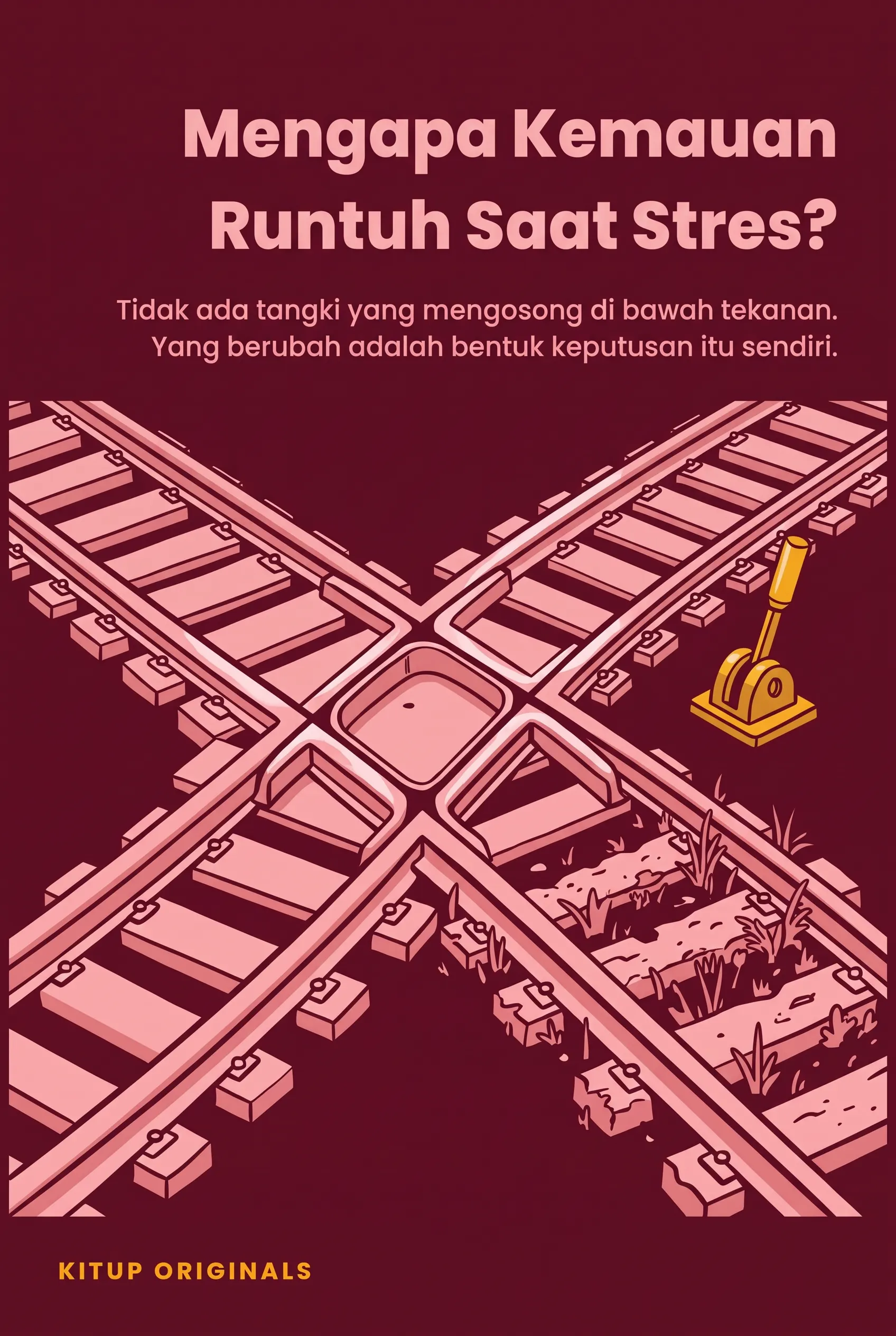 Mengapa Kemauan Runtuh Saat Stres?