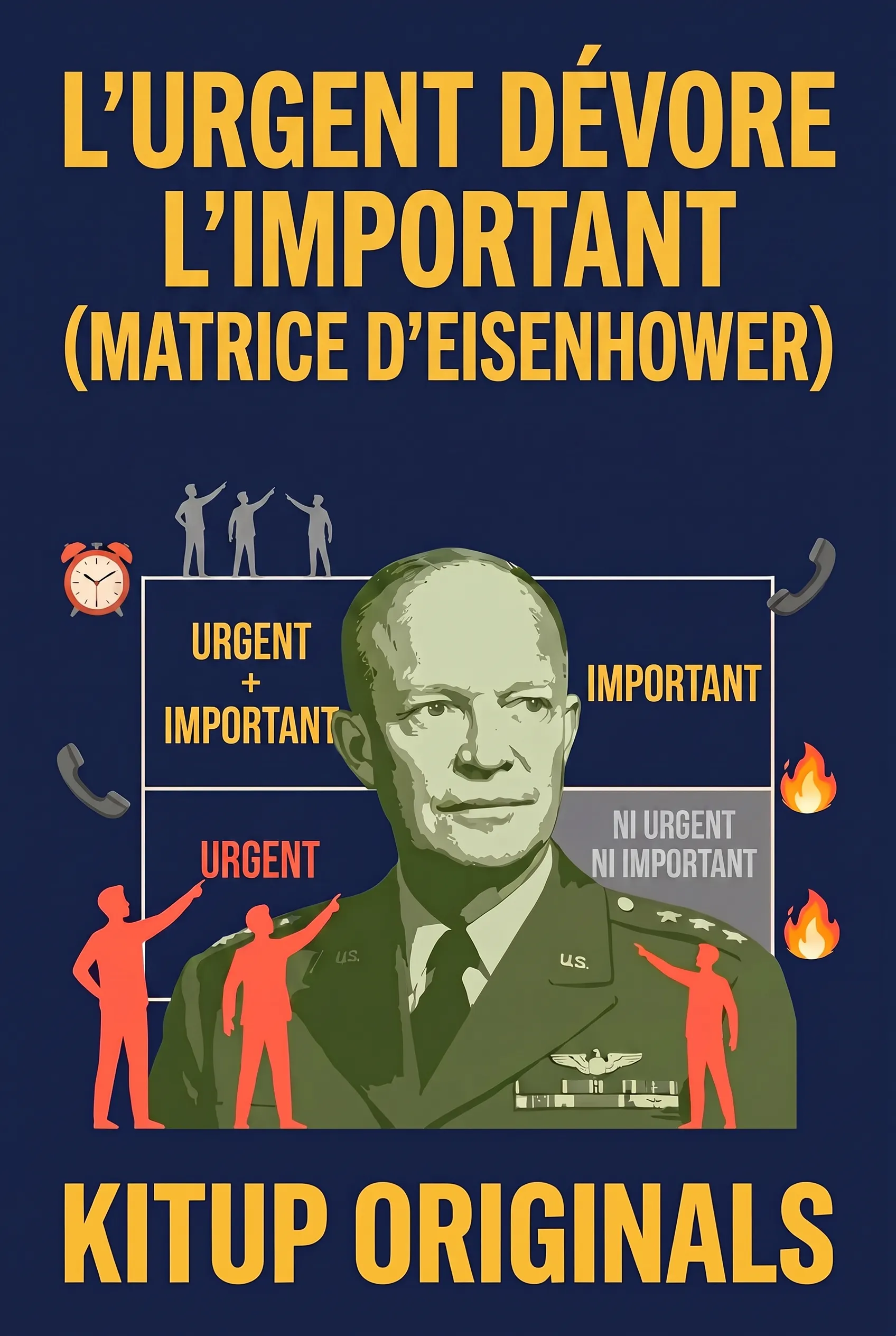 L'urgent dévore l'important (Matrice d'Eisenhower)